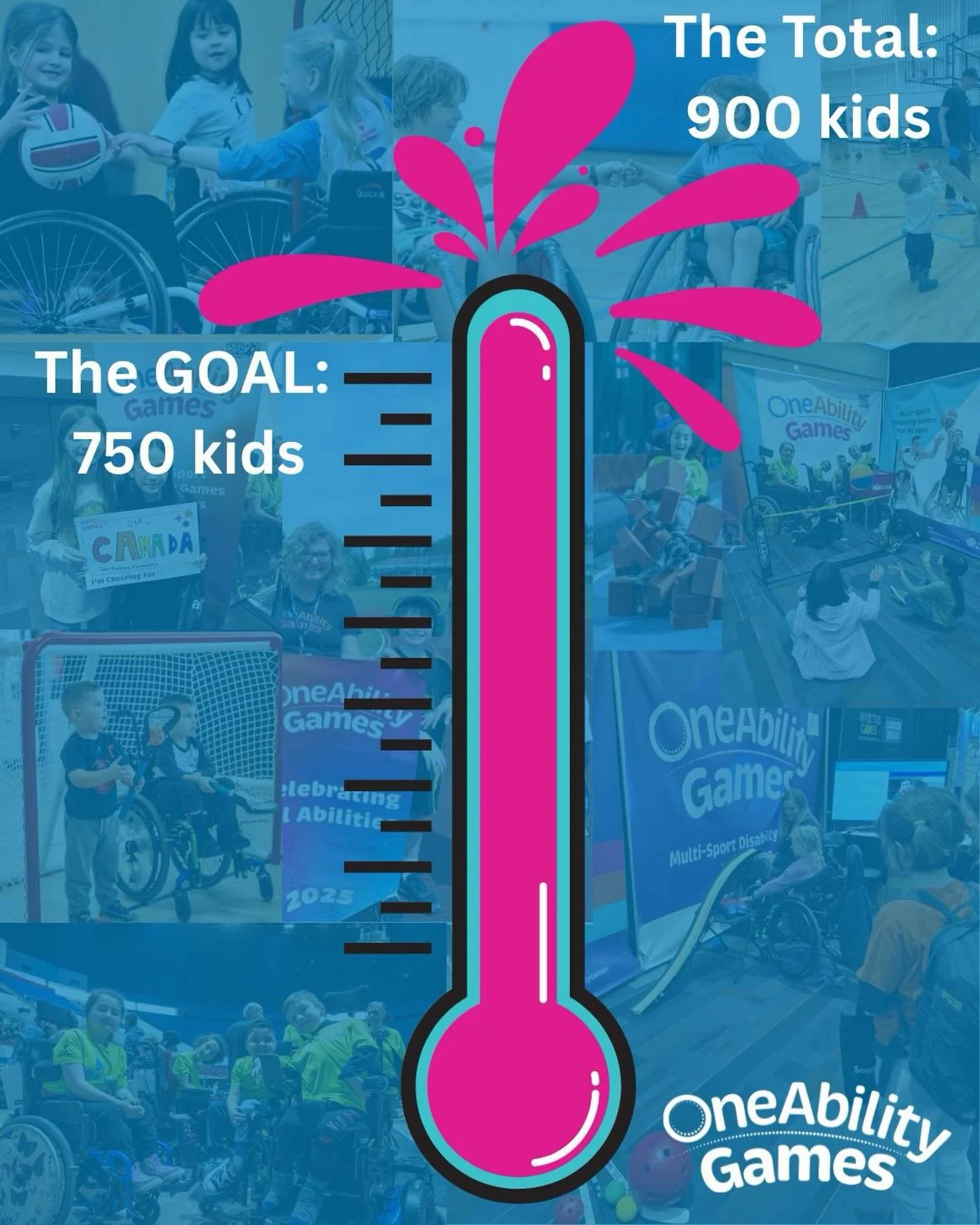 We&rsquo;re blown away by the response 💙

Registration for the PLAY stream at the OneAbility Games is now closed, and thanks to incredible demand, we&rsquo;ve surpassed our goal of 750 kids with disabilities and expanded capacity to welcome 900 part