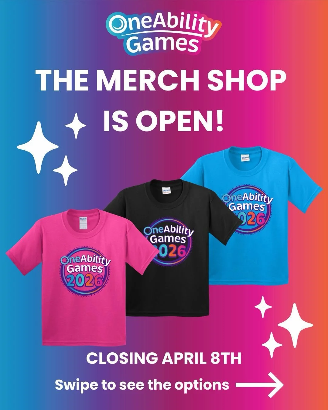The Merch Shop is OPEN! 

Check out all of the awesome OAG swag available for purchase at: store.vbsapparel.ca/OAGMerch/shop 🎉

Shop will close April 8th, so be sure to get your orders in before then! Items will be available for pick up at the Games