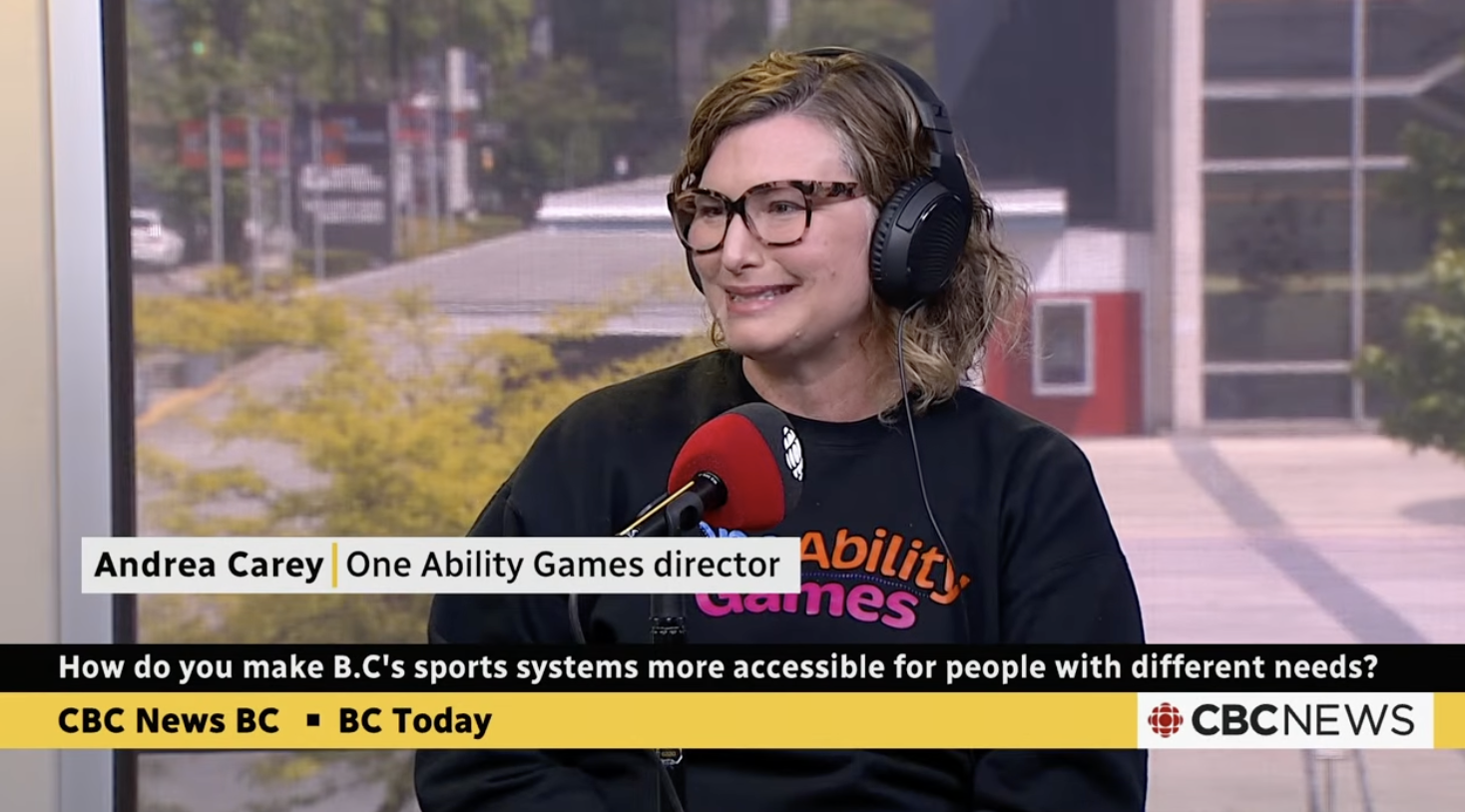CBC News: BC Today                       Every Athlete Belongs: The OneAbility Games Come to Richmond