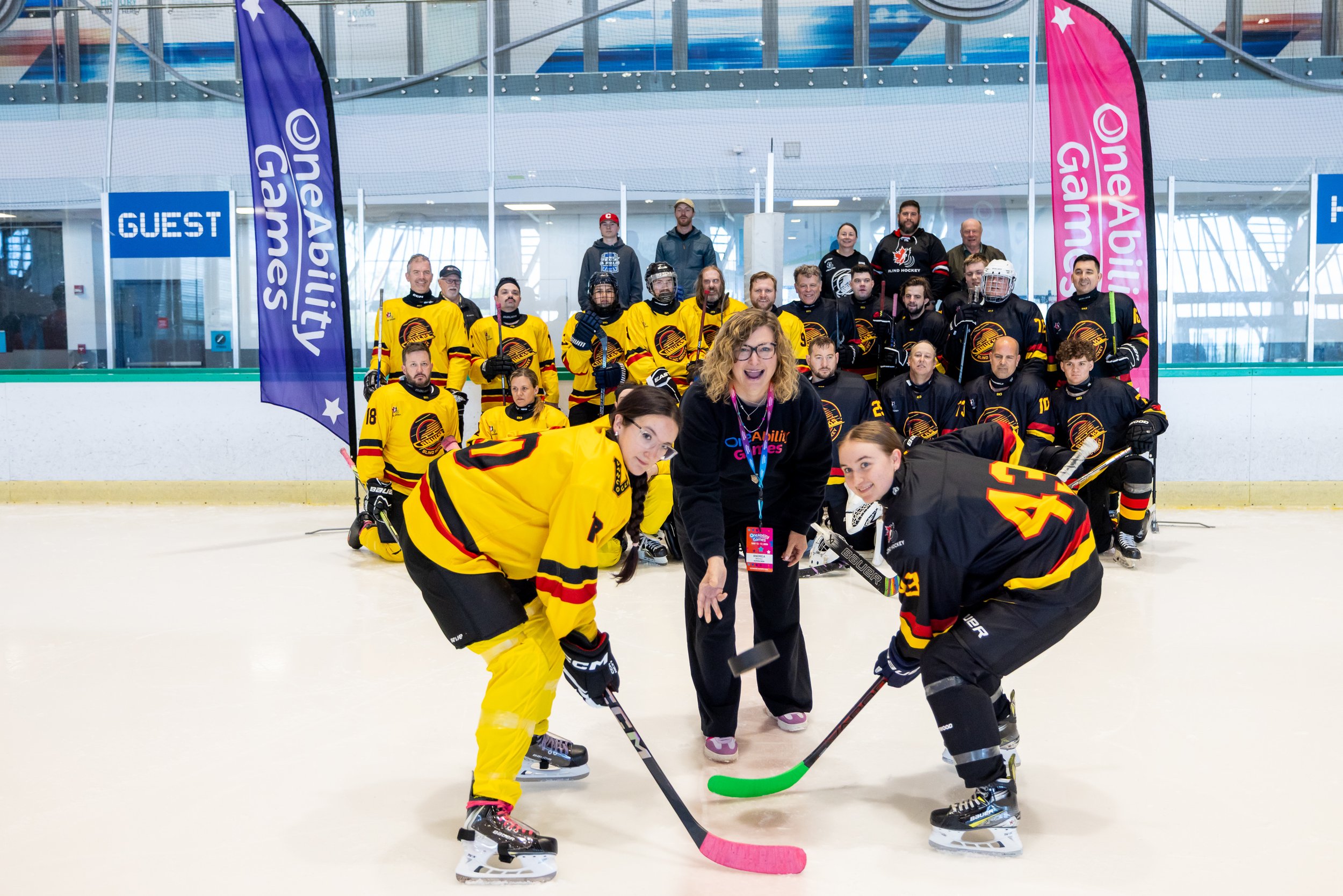 CTV News: First-ever blind hockey B.C. Cup held at inaugural OneAbility Games