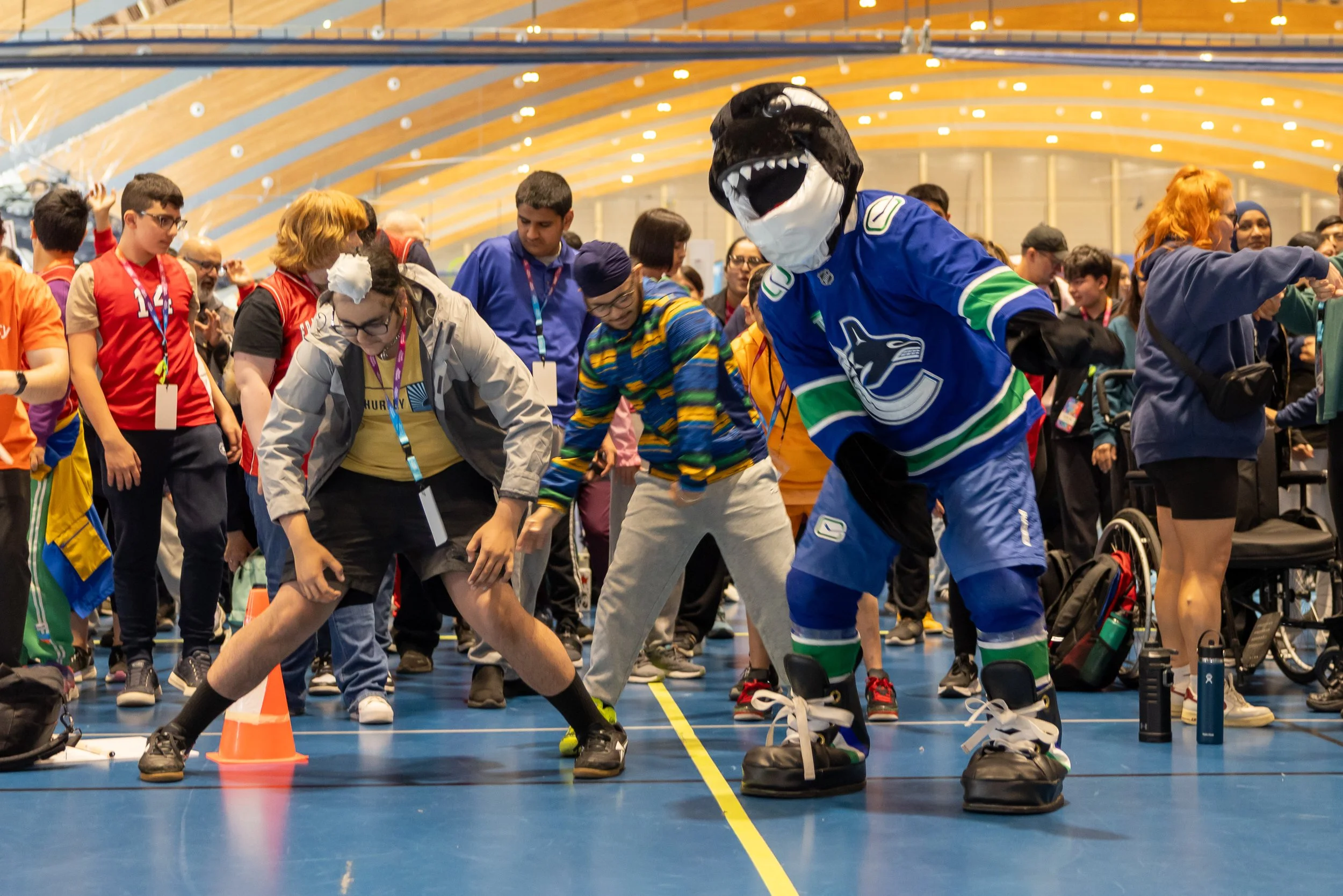 The Jr. Canucks, FIN and #Canucks Alumni Supported the Inaugural OneAbility Games 