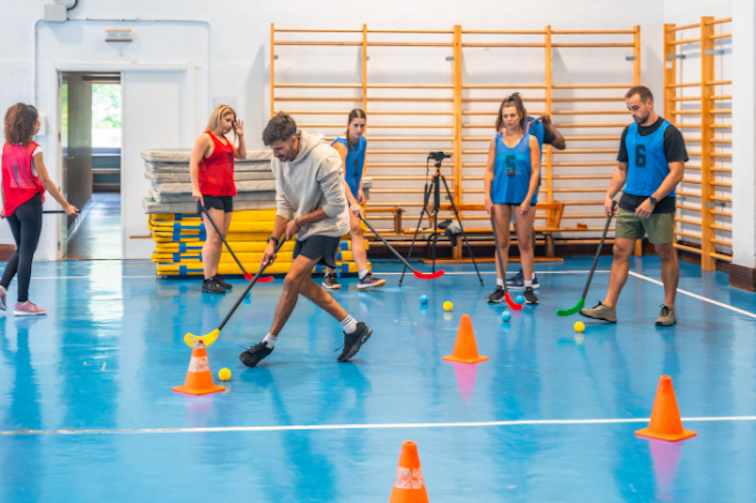 Dribble and shoot drill