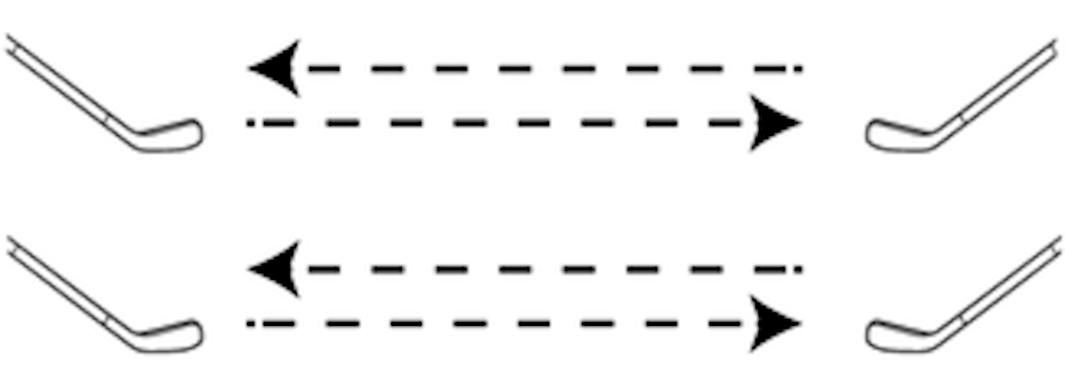 Pair up passing diagram