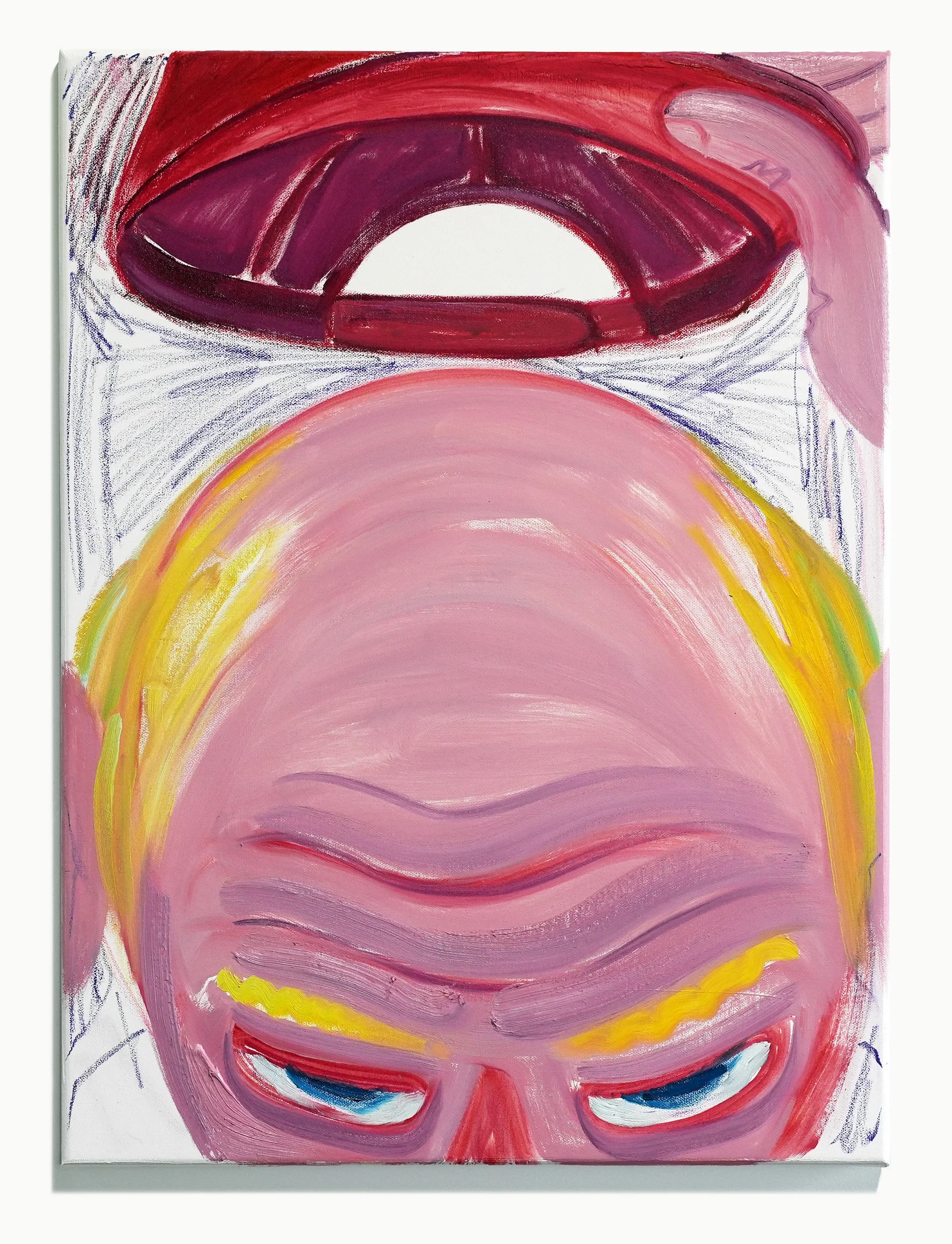 Red Hat - oil on canvas, 18x24 in
