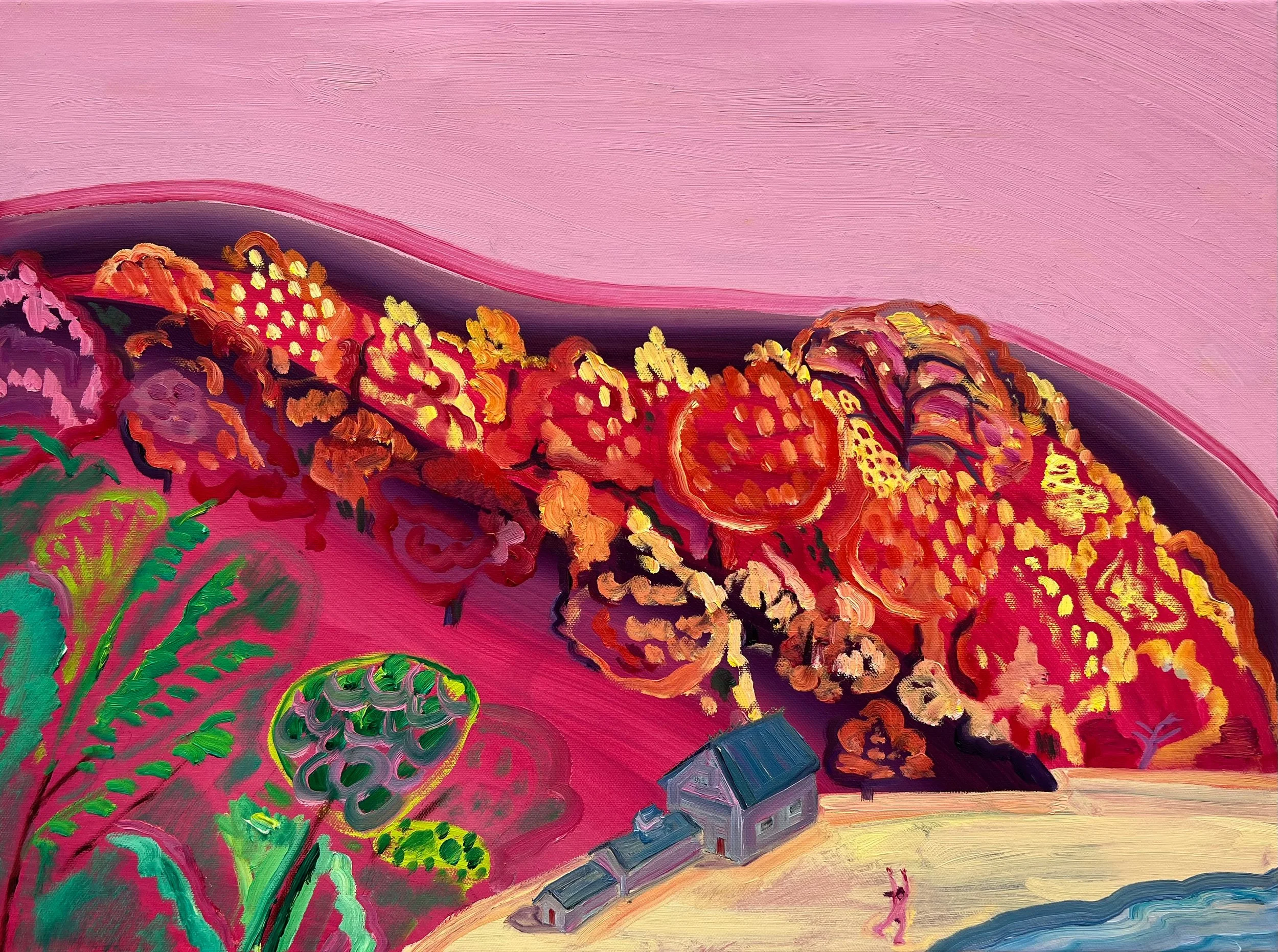 Wild Swim - oil on canvas, 18x24 in