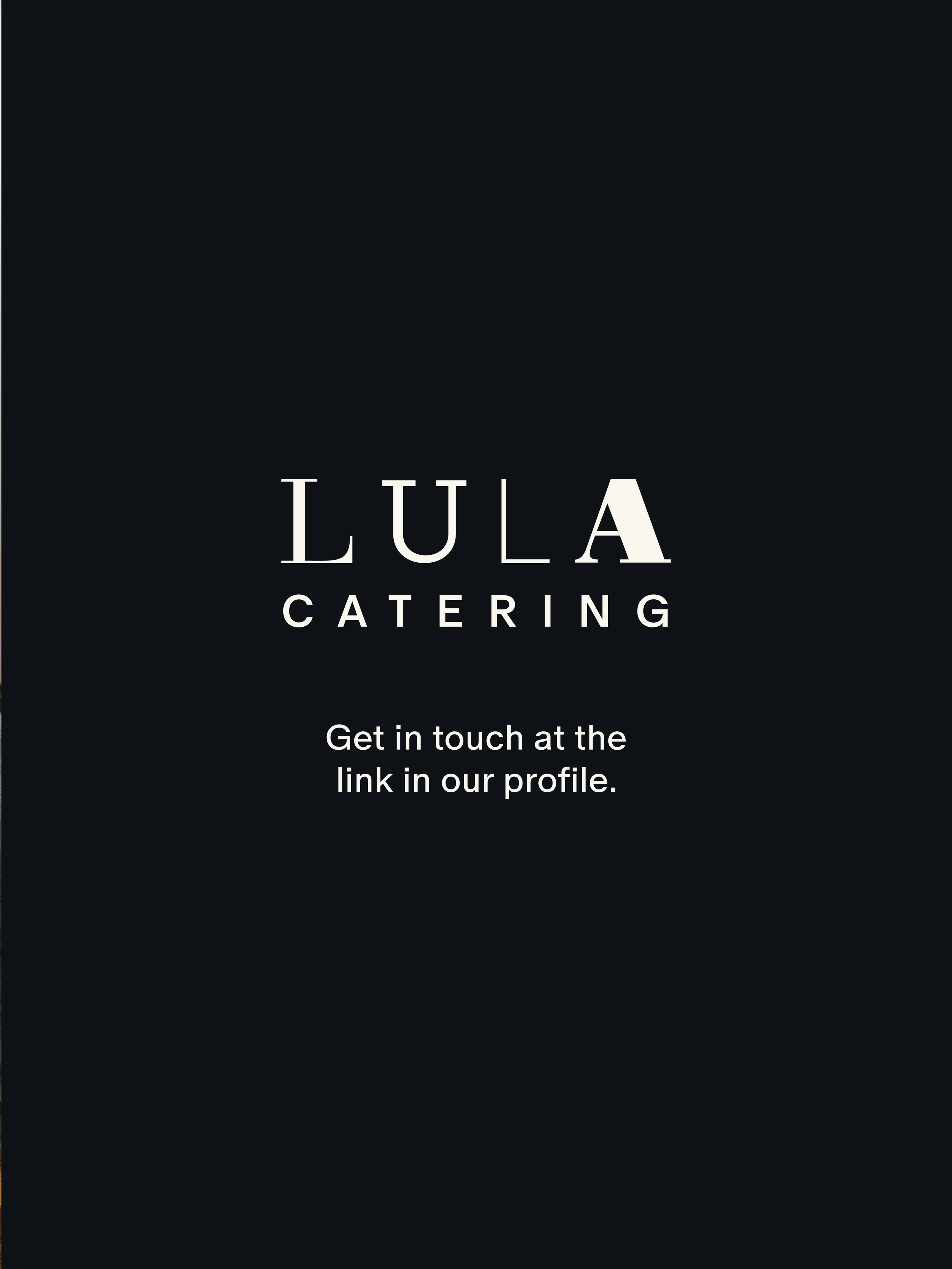 Let us cook for you. 