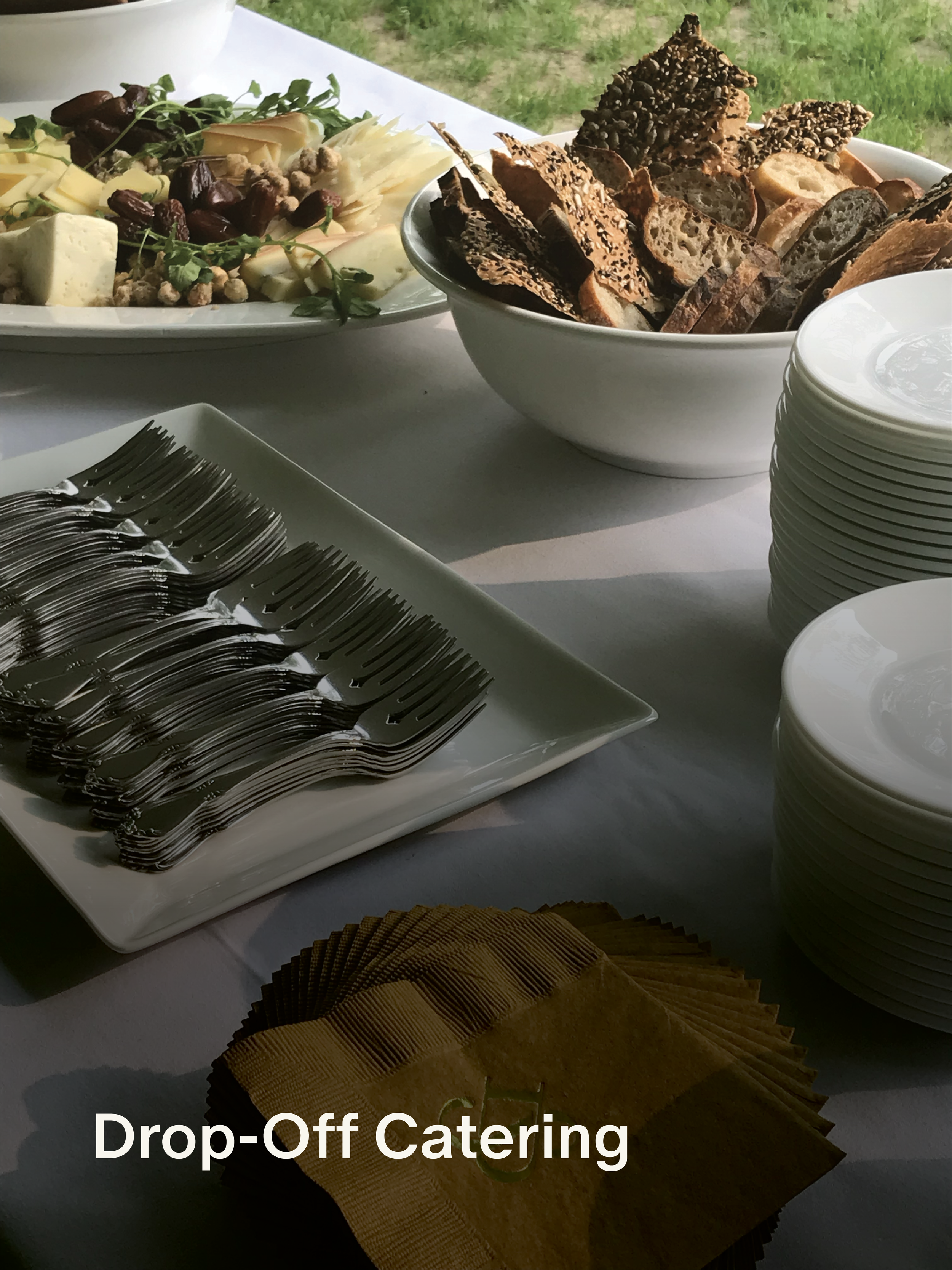 Planning a casual get together? Let us bring breakfast, lunch, or dinner to you. From our classic, breakfast burritos, to finger foods perfect for a shower celebration or cocktail party—view the PDF version of our menu or place an order at the link i