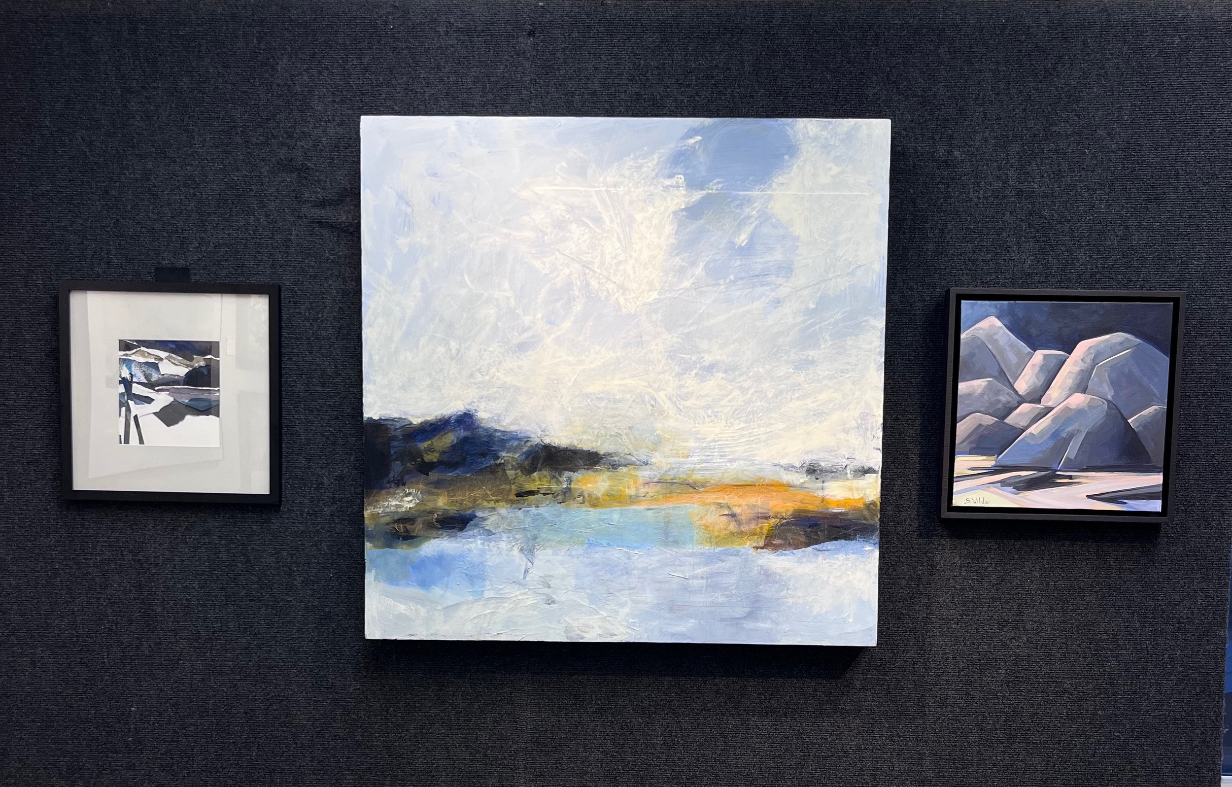 “Sky’s Edge” at BRAF Gallery 30” x 30” - SOLD