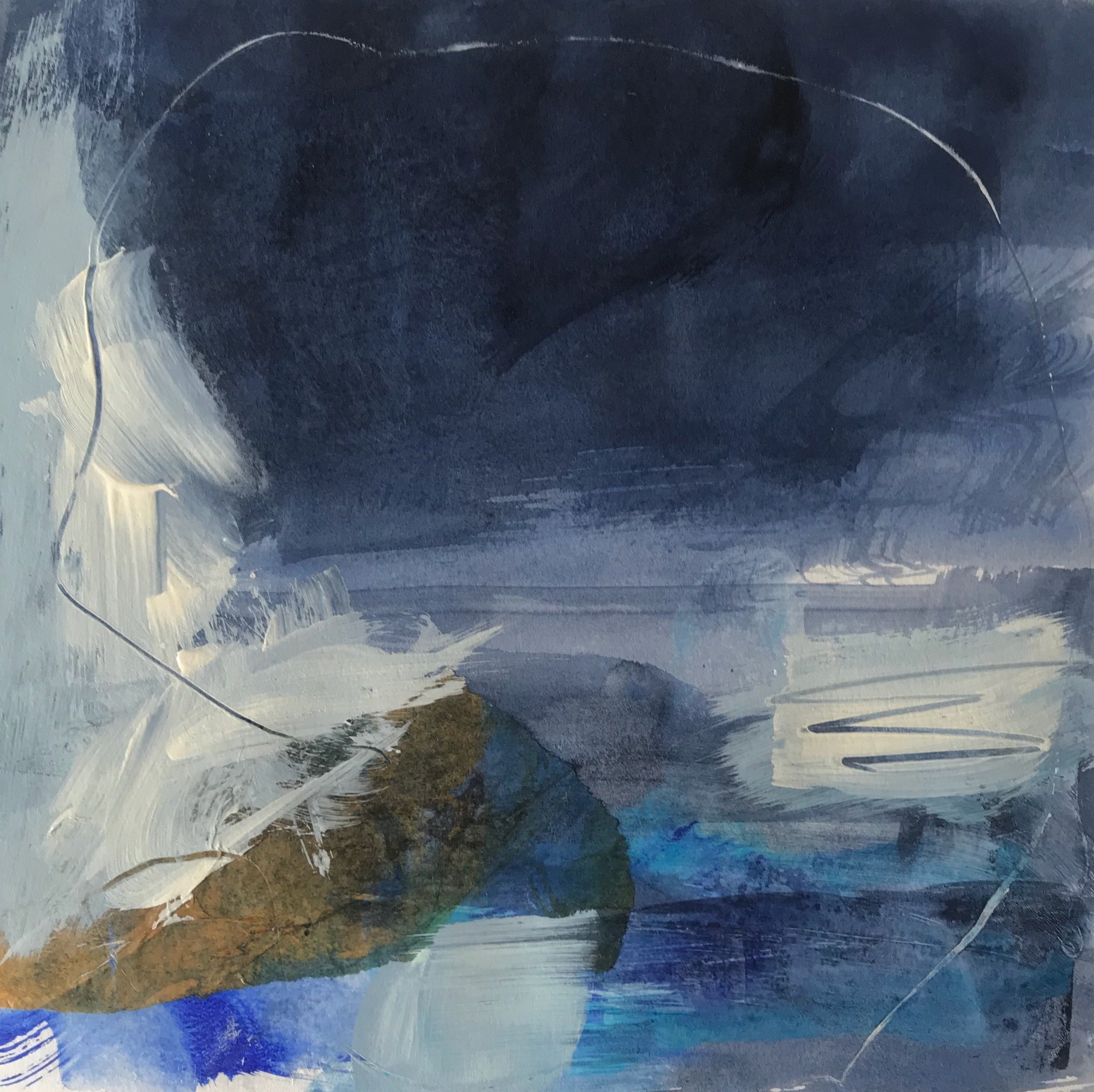 8” x 8” Mixed Media on Paper
