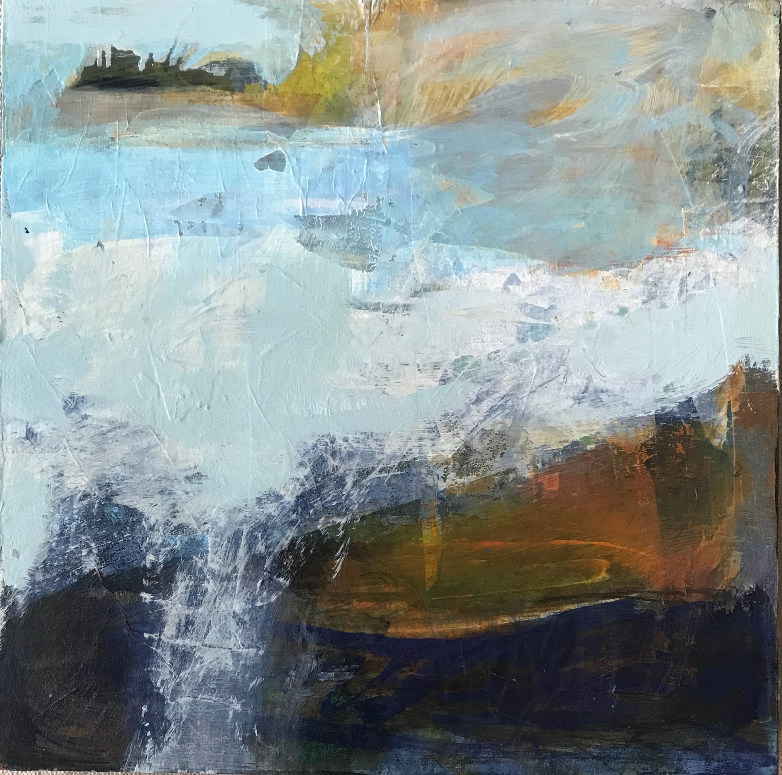 12” x 12” Mixed Media on Birch Panel