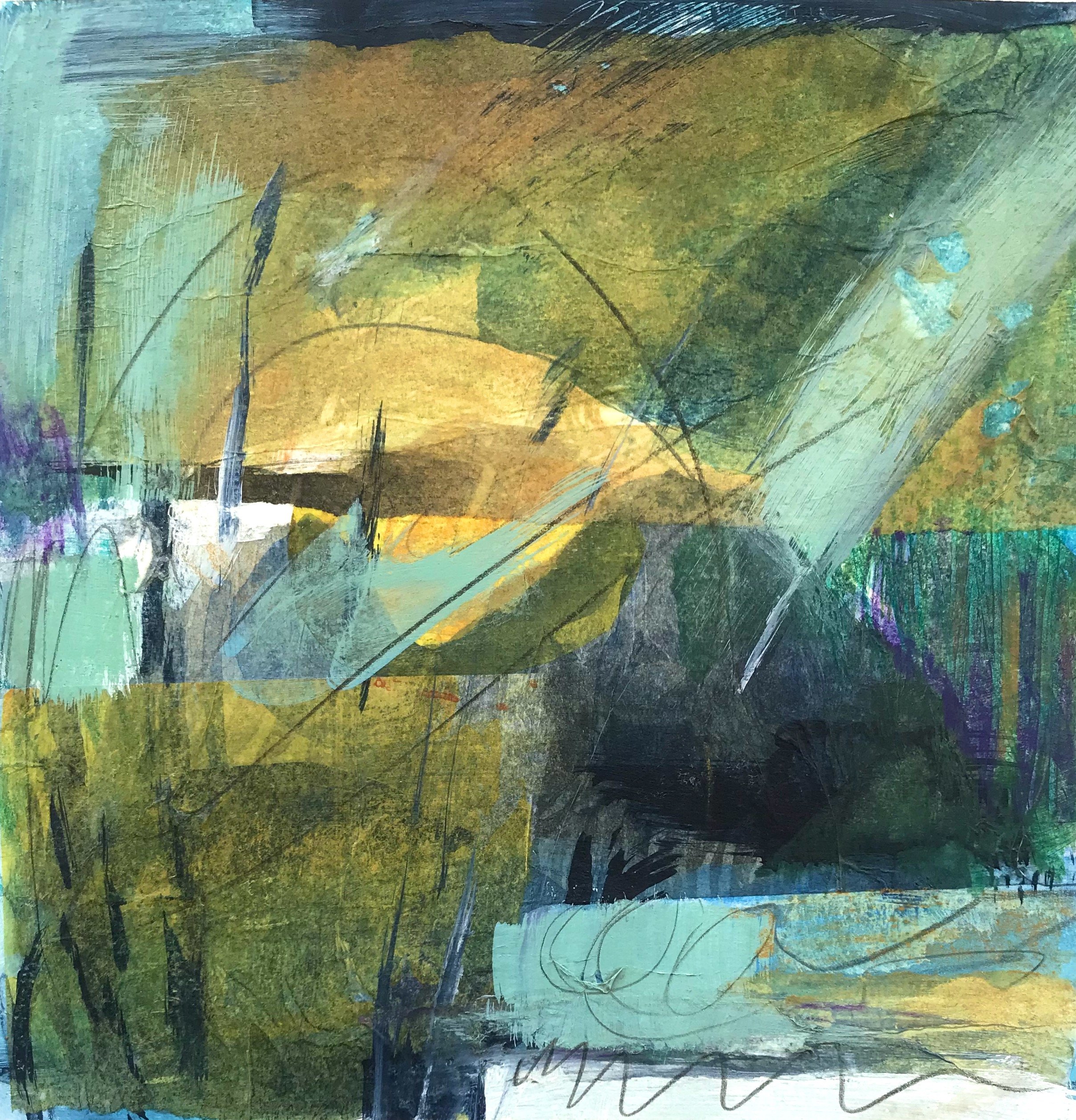 8” x 8” Mixed Media on Paper