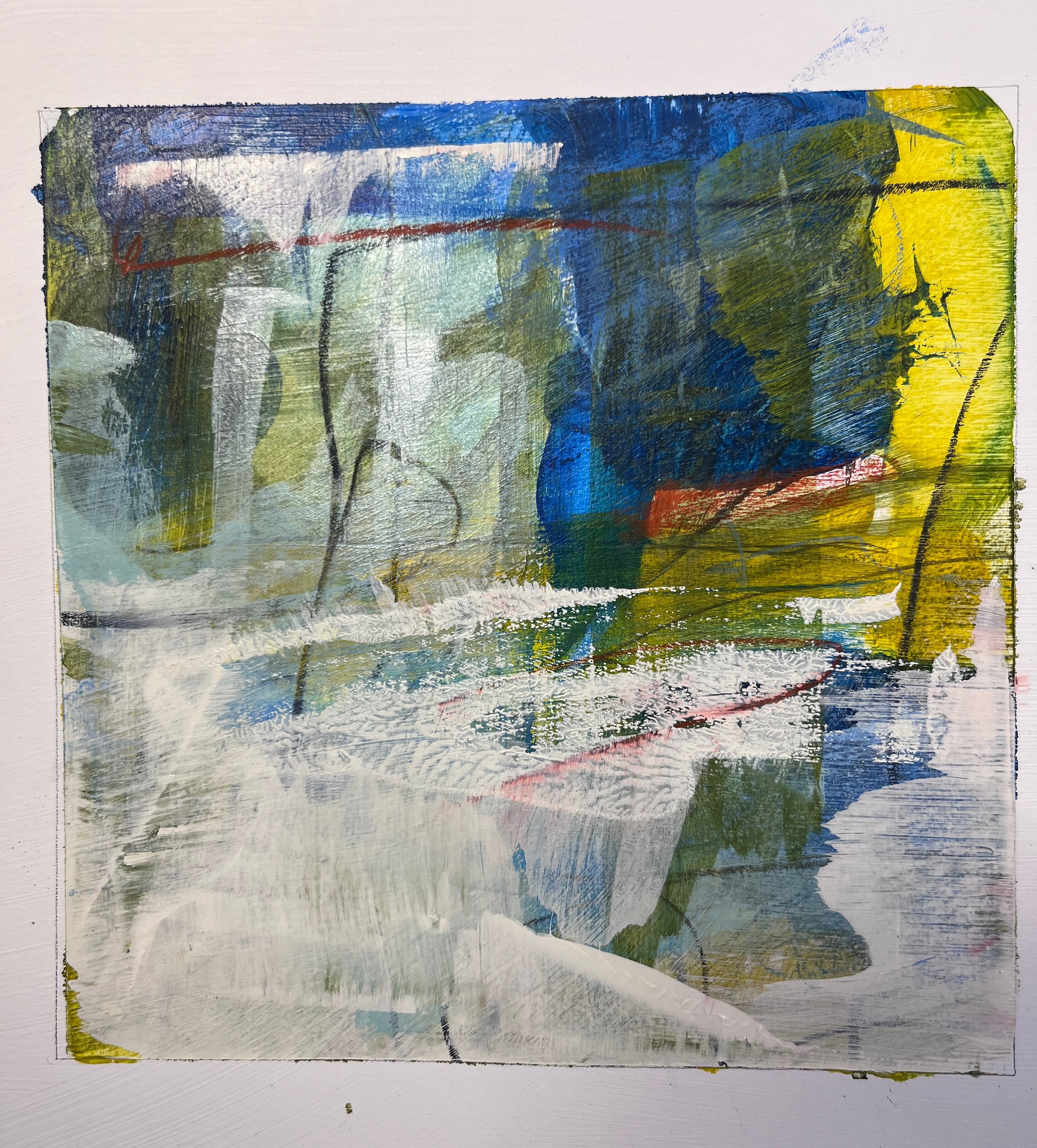Landscape 4 8” x 8” Mixed Media.jpeg