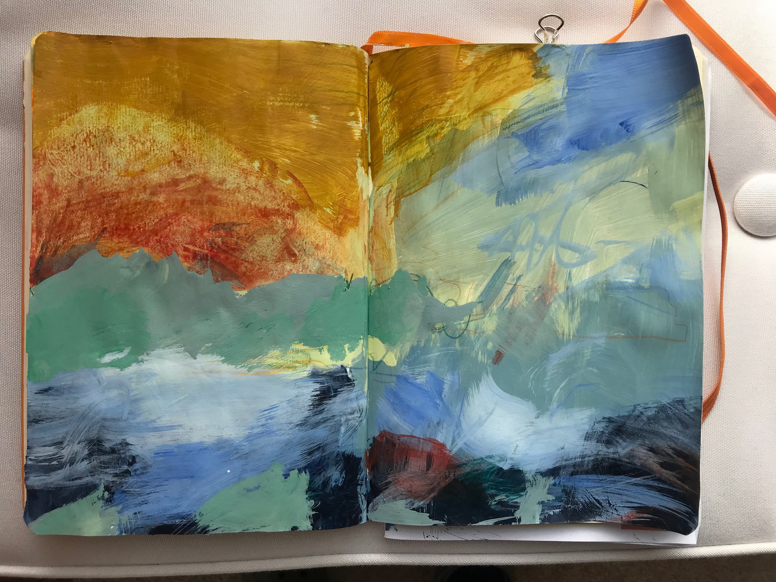 5” x 7” in Rhodia Sketchbook