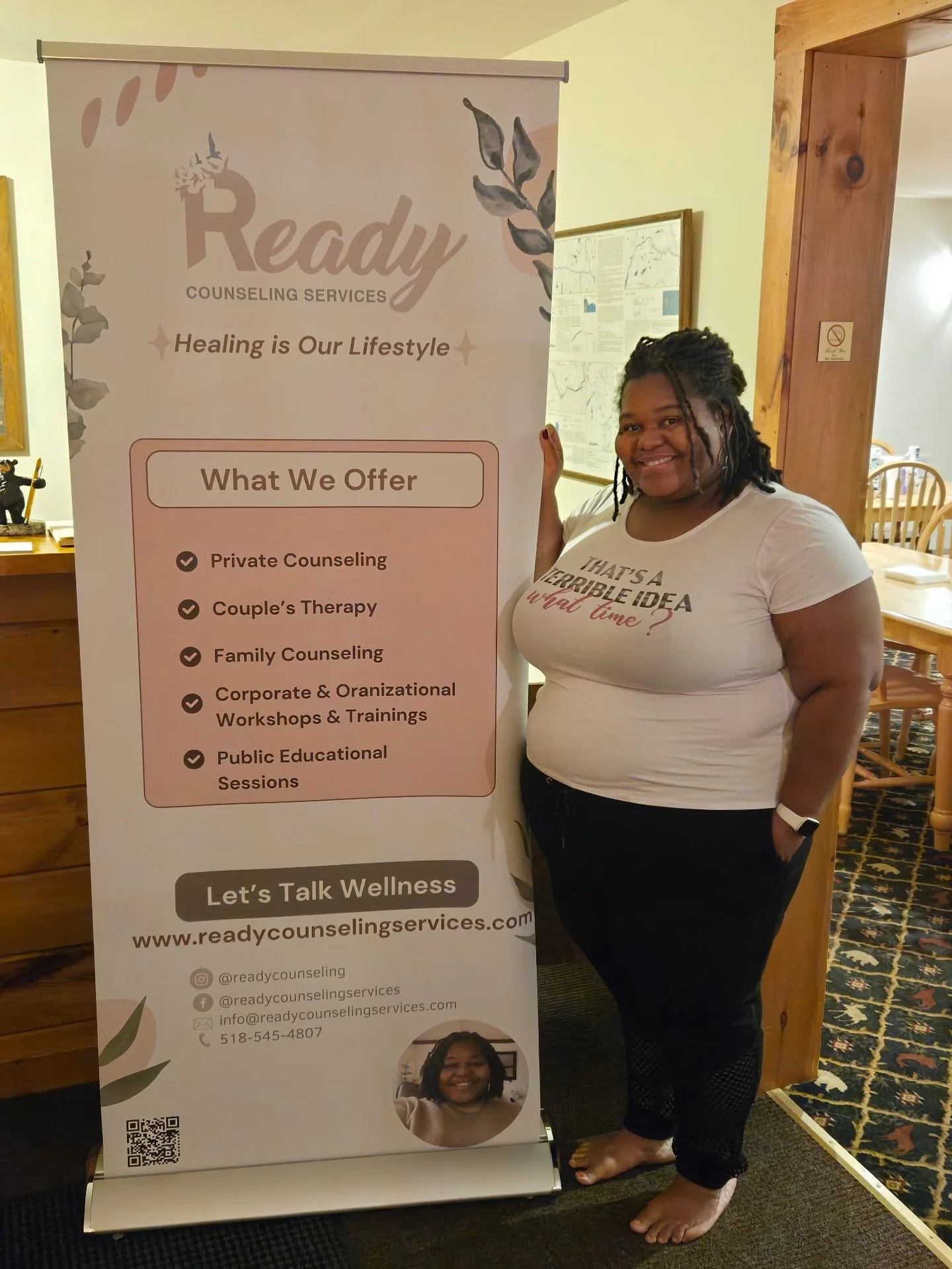 This weekend, Ready Counseling Services hosted its 2nd Annual SOLD OUT Women&rsquo;s Wellness Weekend at a beautiful cabin in the Adirondacks 🌲🌲🌲A beautiful time of connection, healing and empowerment took place. It was truly an honor to join thes