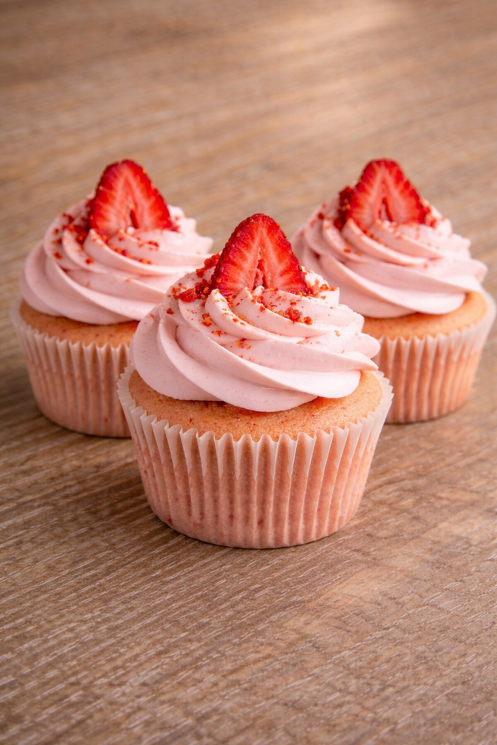 Bespoke Strawberry Cupcakes