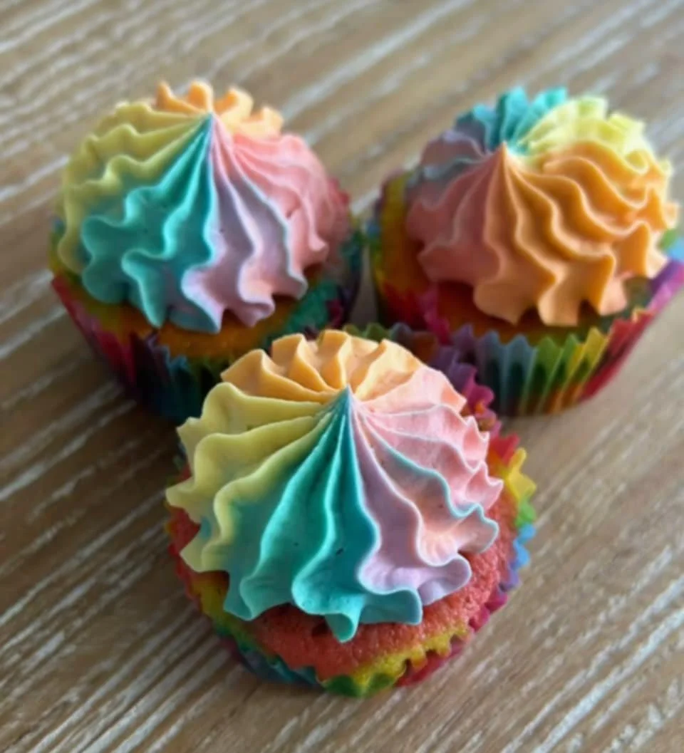 Bespoke Rainbow Cupcakes