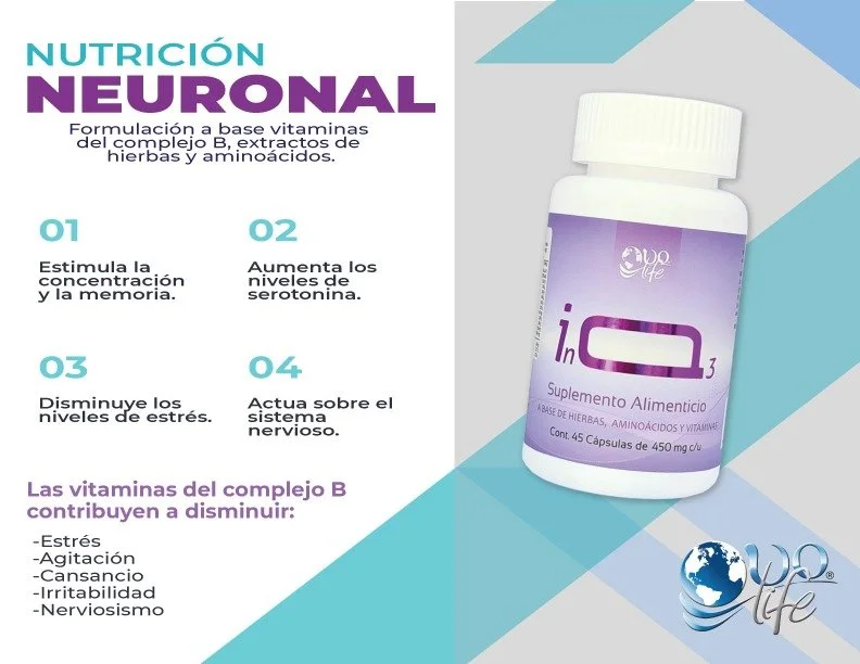 inQ3 Nutricion Neuronal — 45 capsulas 450 mg