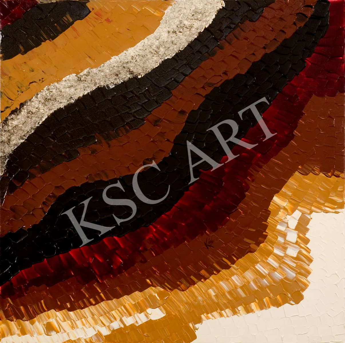 Earth, Soil, & Sand II / 24" x 24"