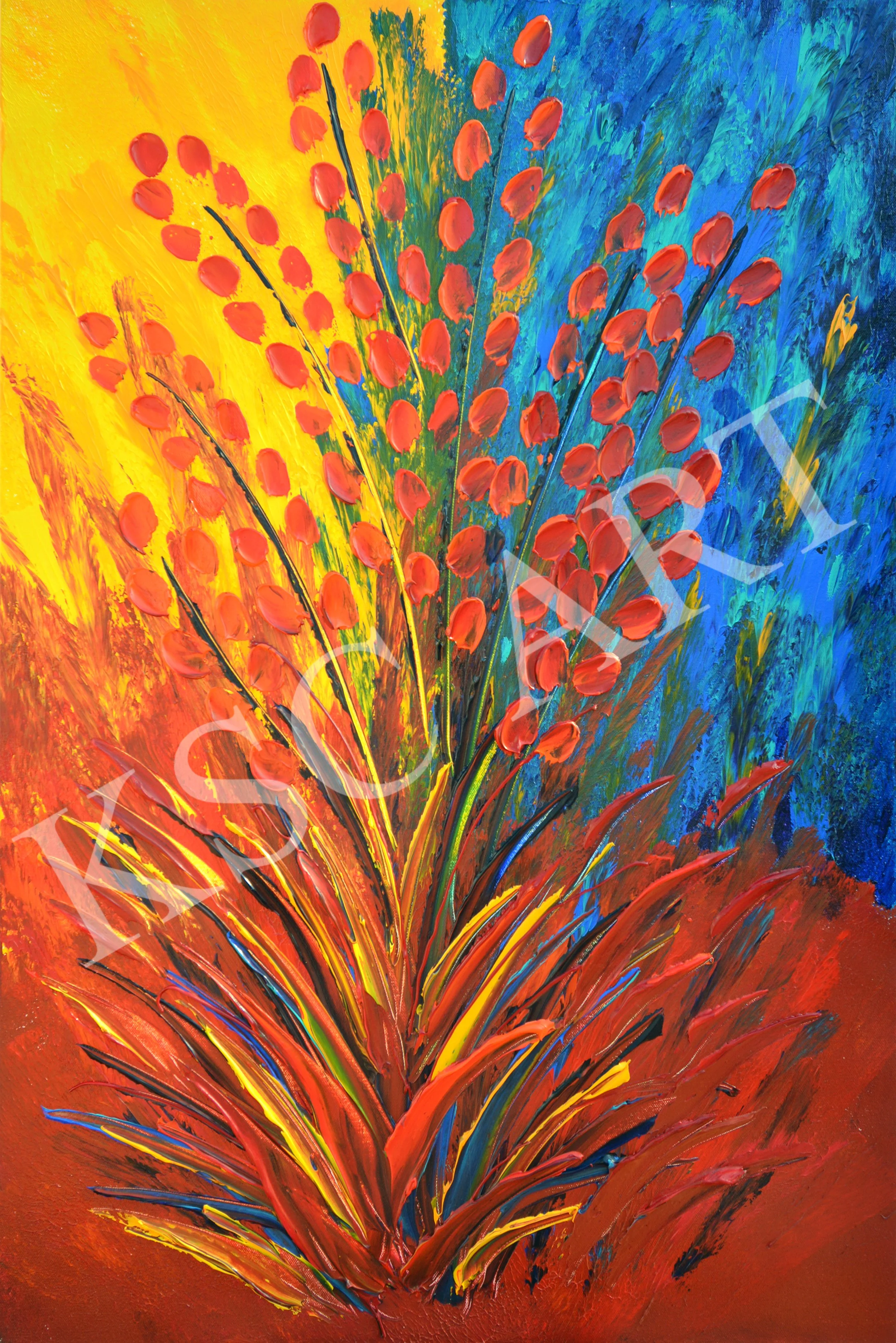 Desert Storm / 36" x 24"