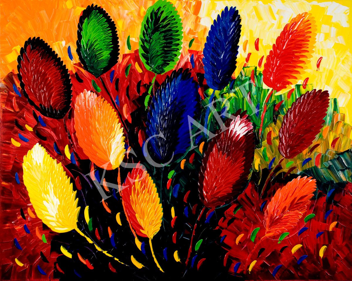 Hope & Happiness / 48" x 60"