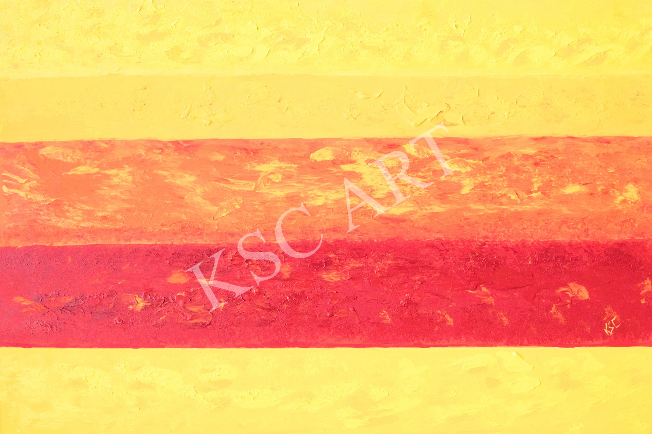 Caribbean Sunset I / 48" x 60"