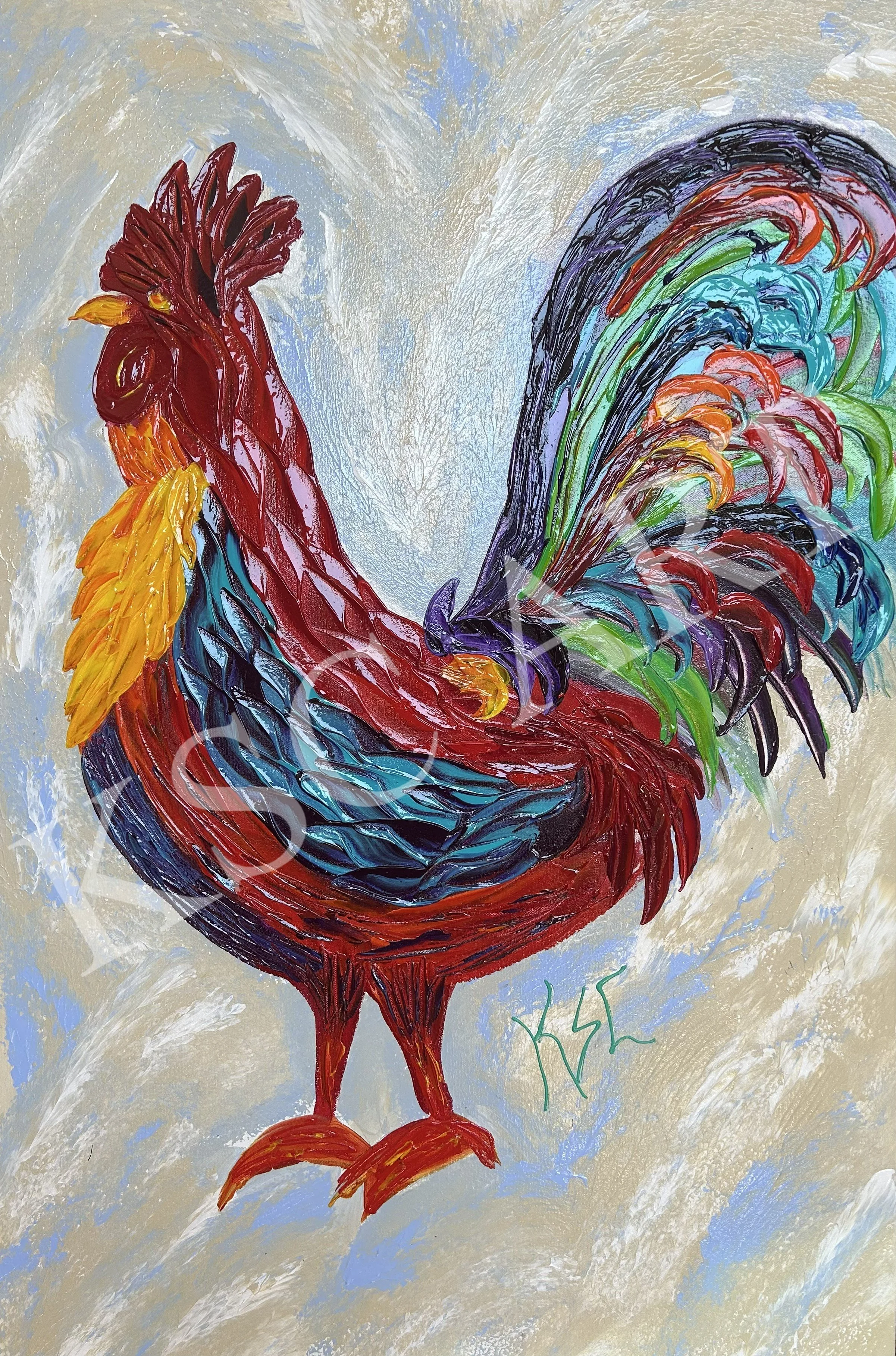 Rainbow Rooster