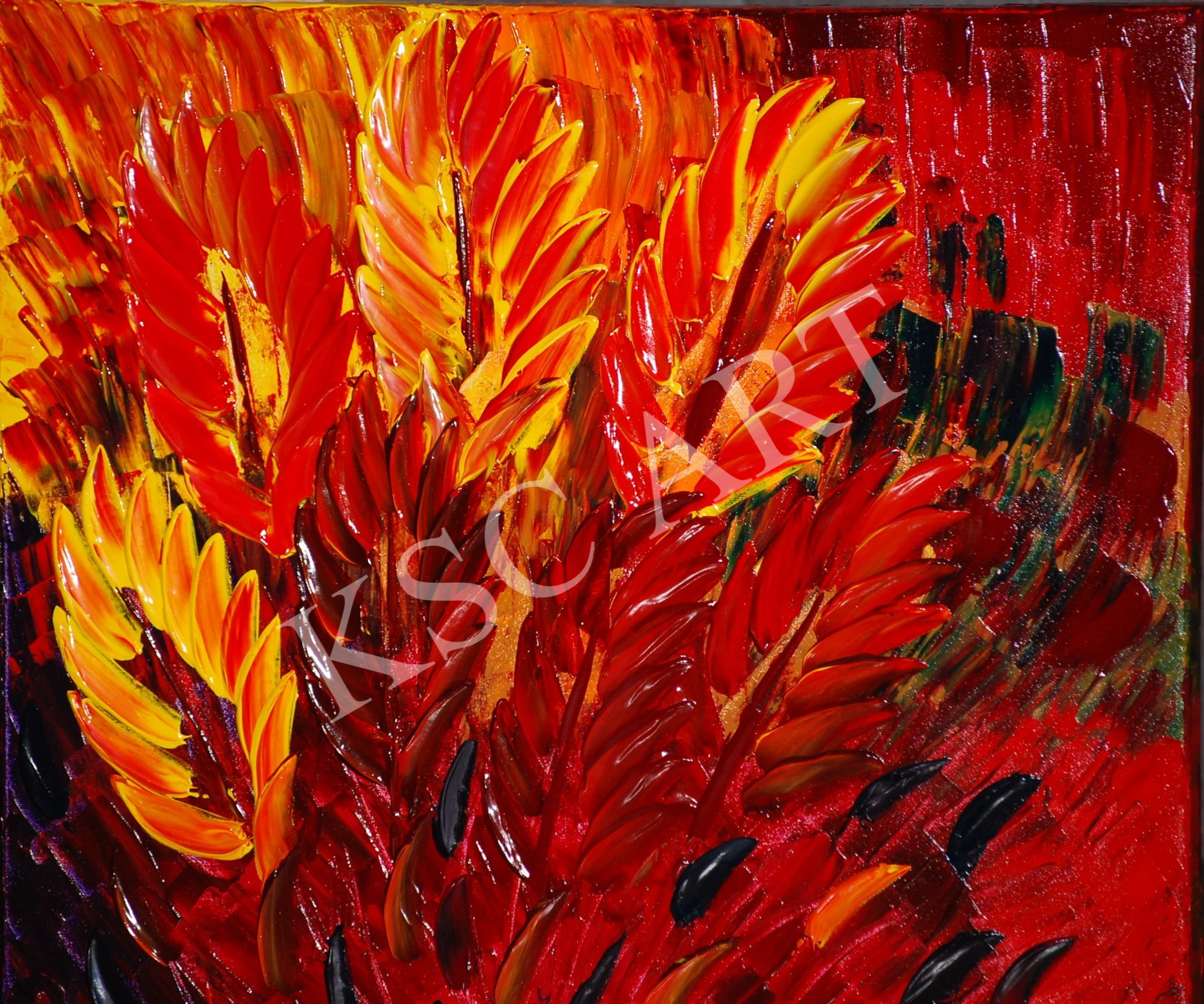 Desert Flowers II / 24" x 24"