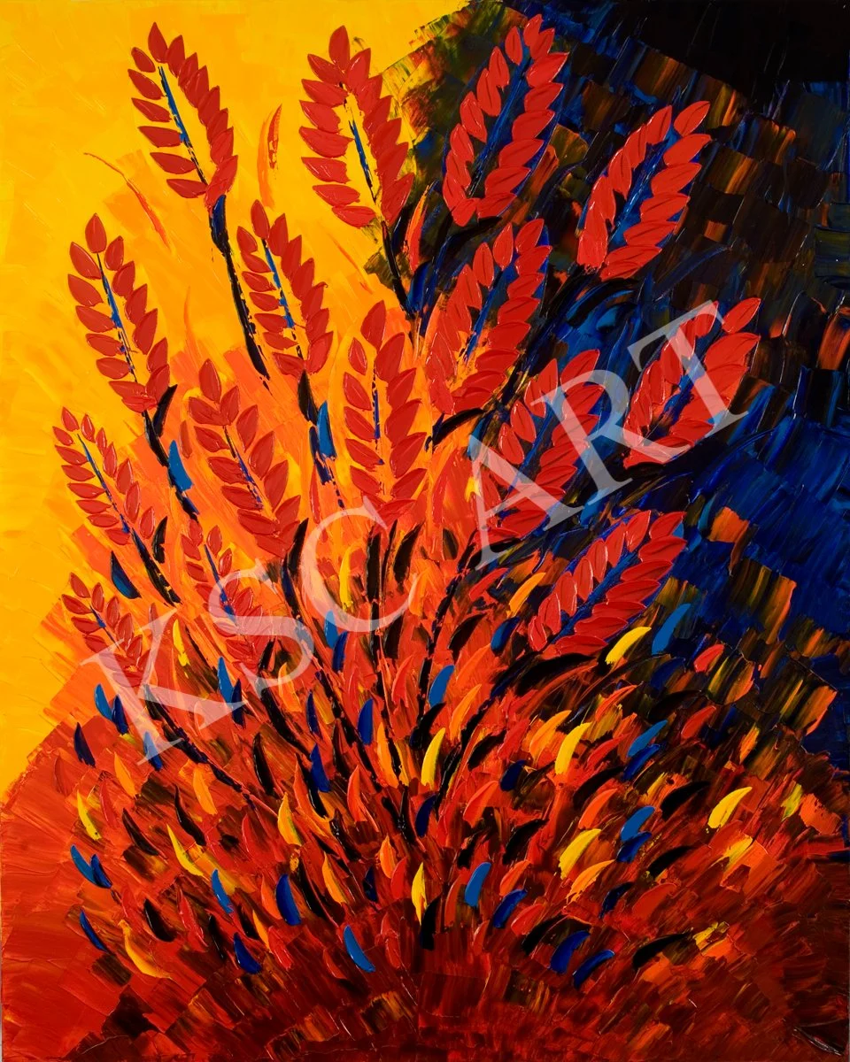 Desert Paintbrush / 60" x 48"