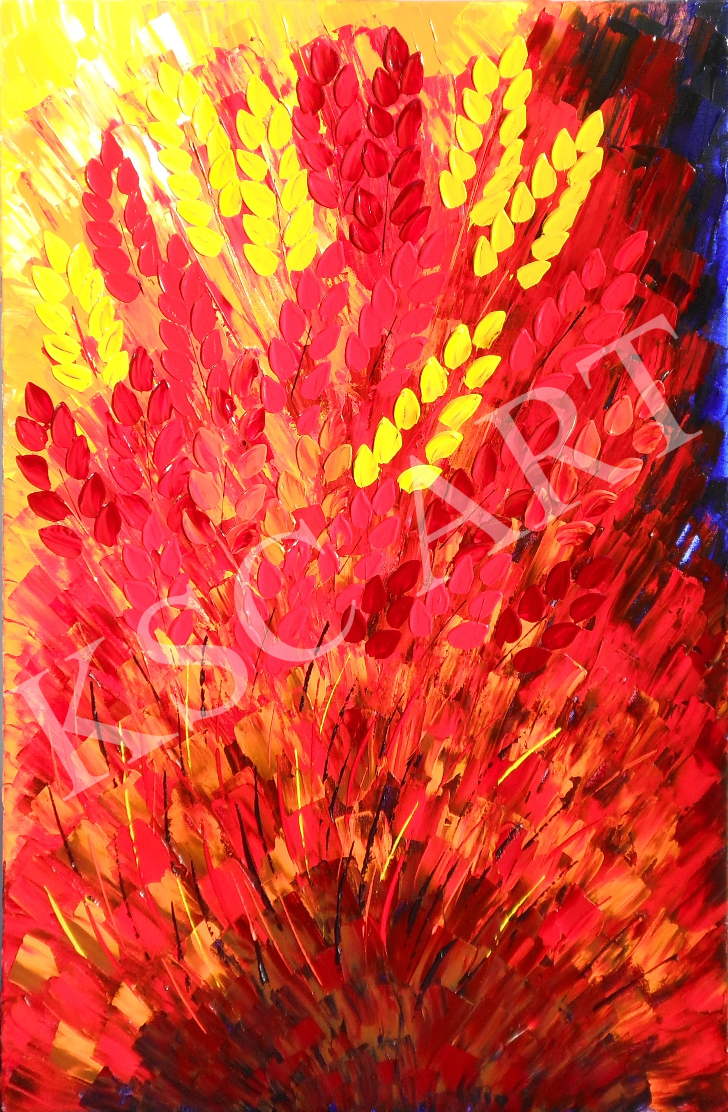 Blazing Glory / 36" x 24"