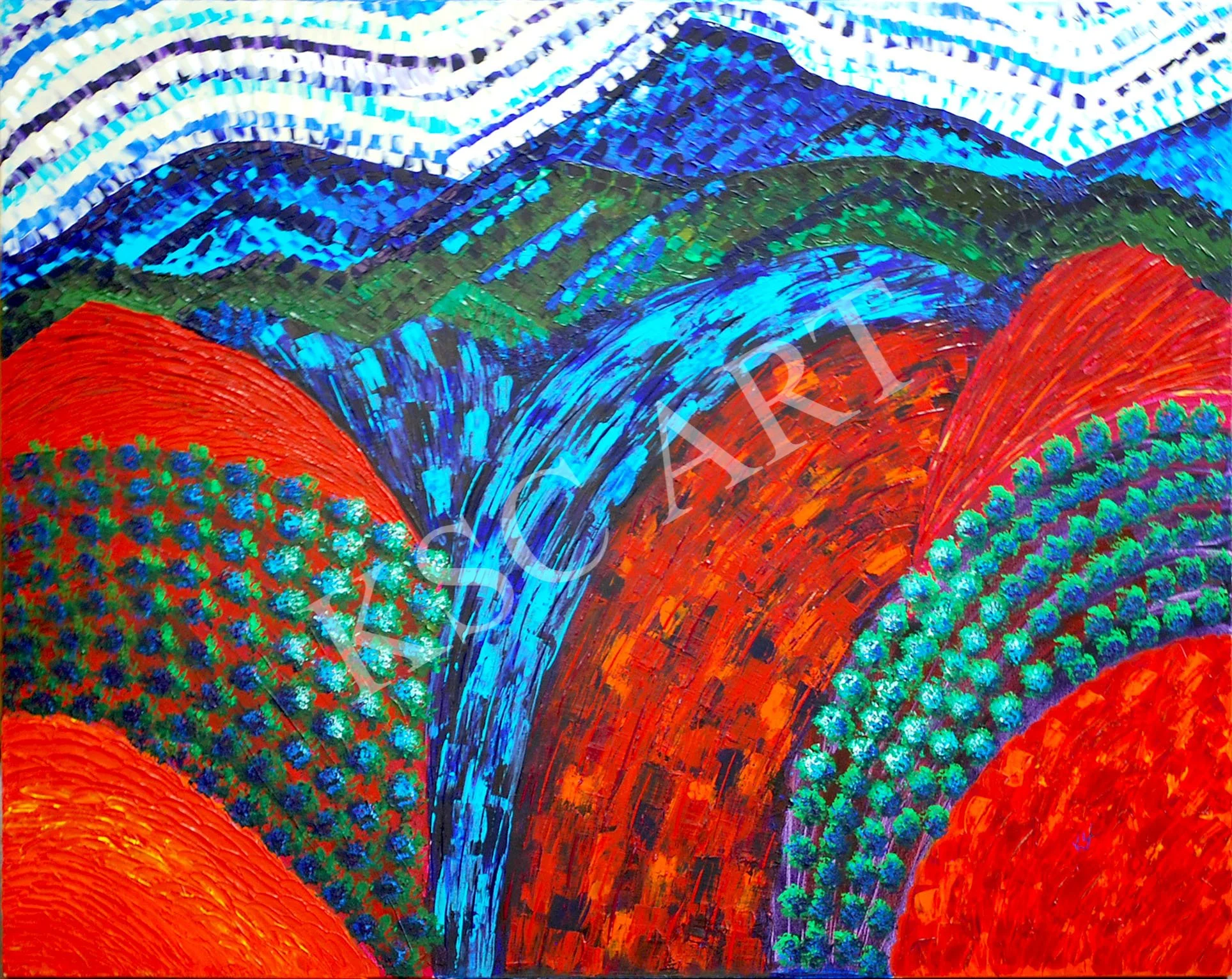 Color of Fruit II / 48" x 60"