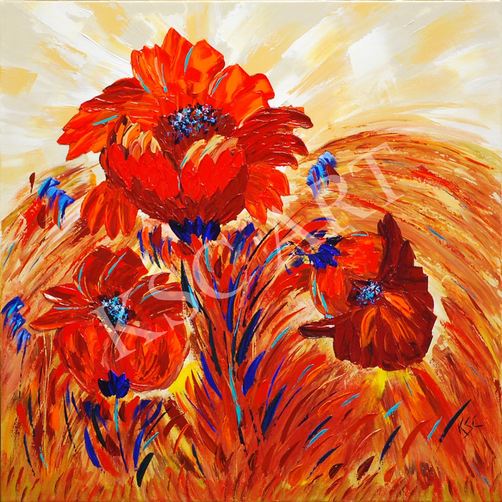 Spring Dawn / 30" x 30"