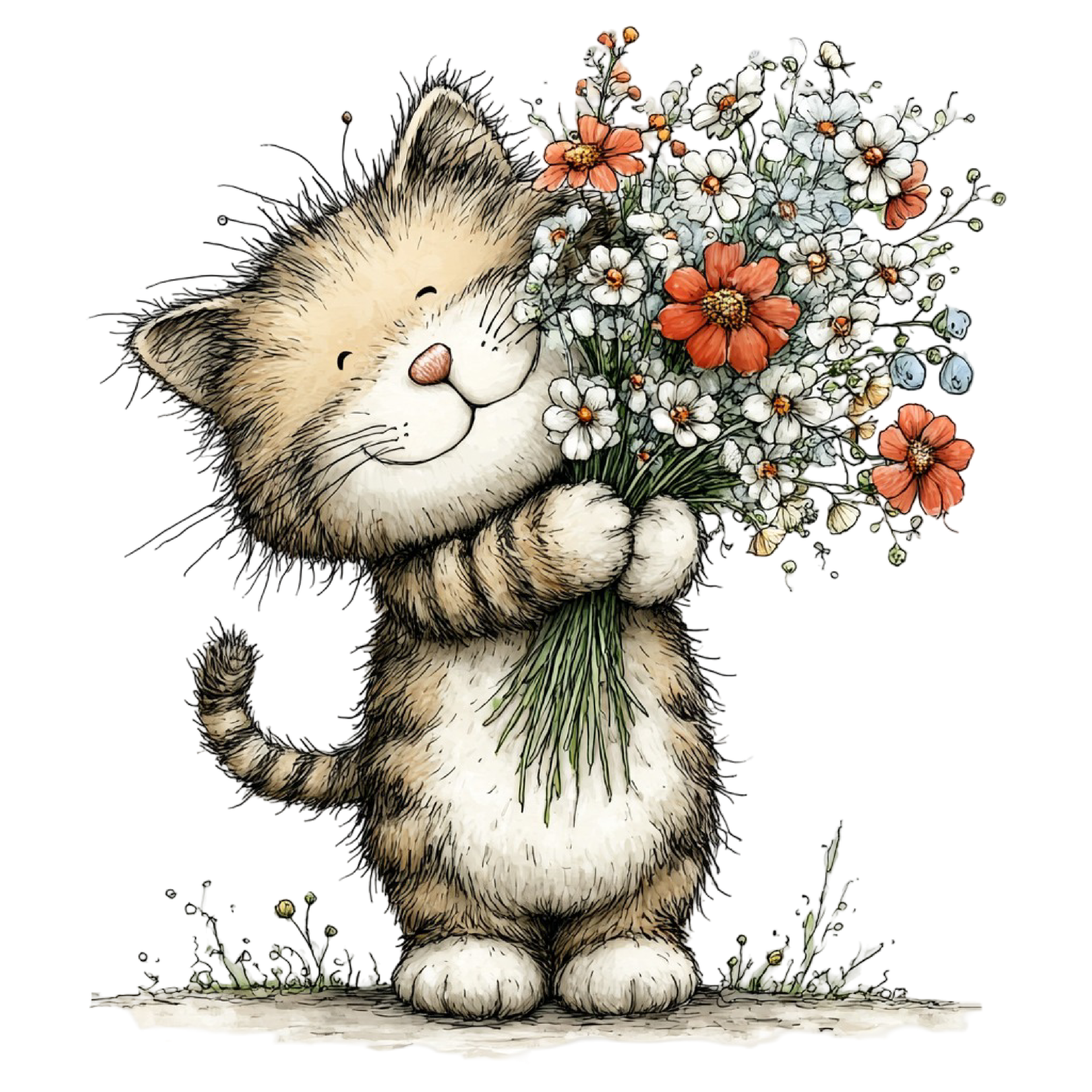 Whimsical Spring Cat Clipart (13) copy.png