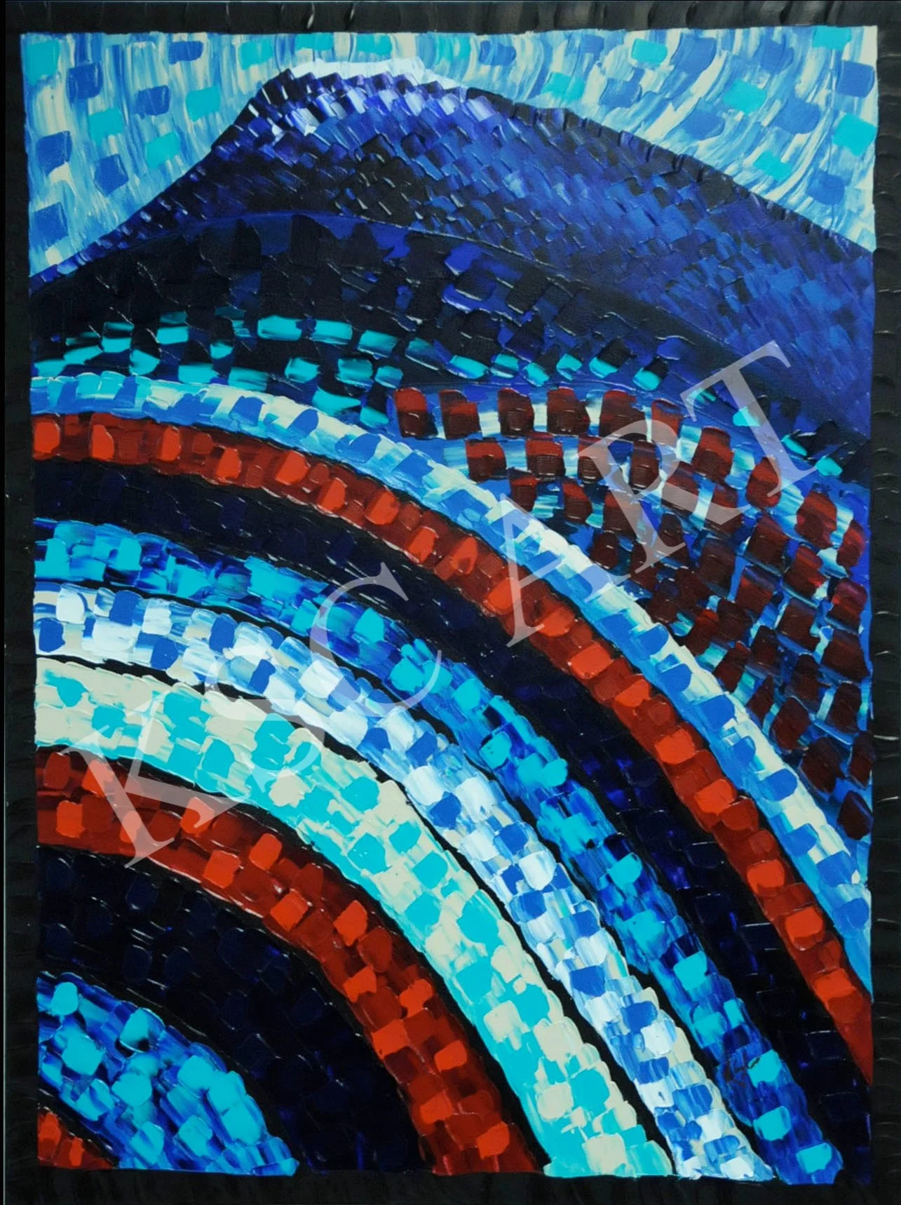 Spring Melt / 40" x 30"