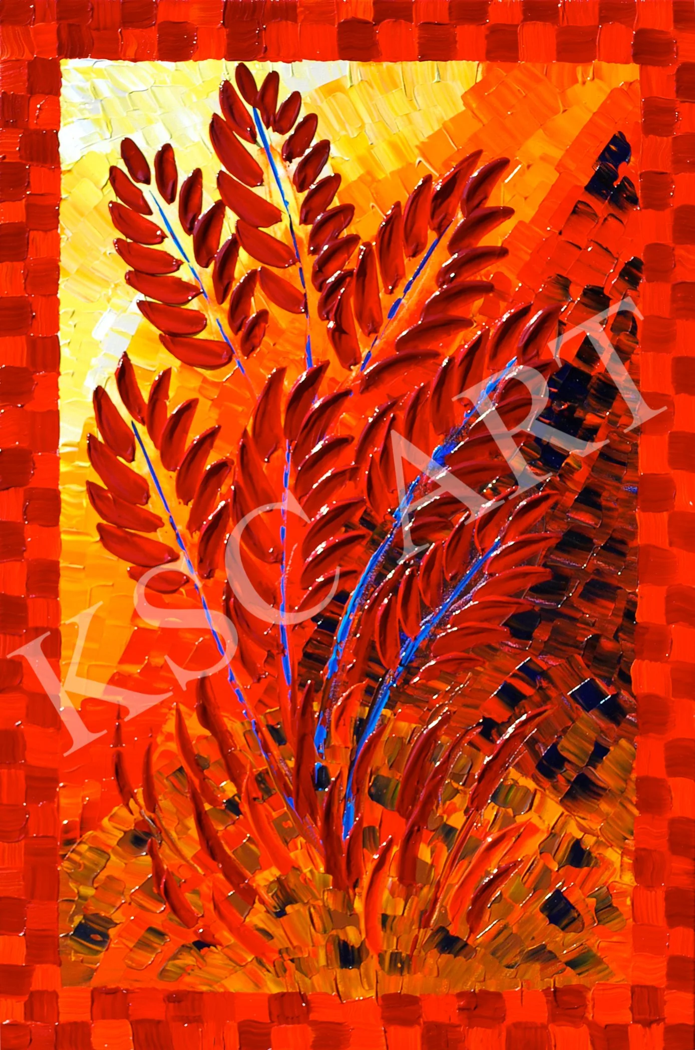 Desert Paintbrush II / 36" x 24"