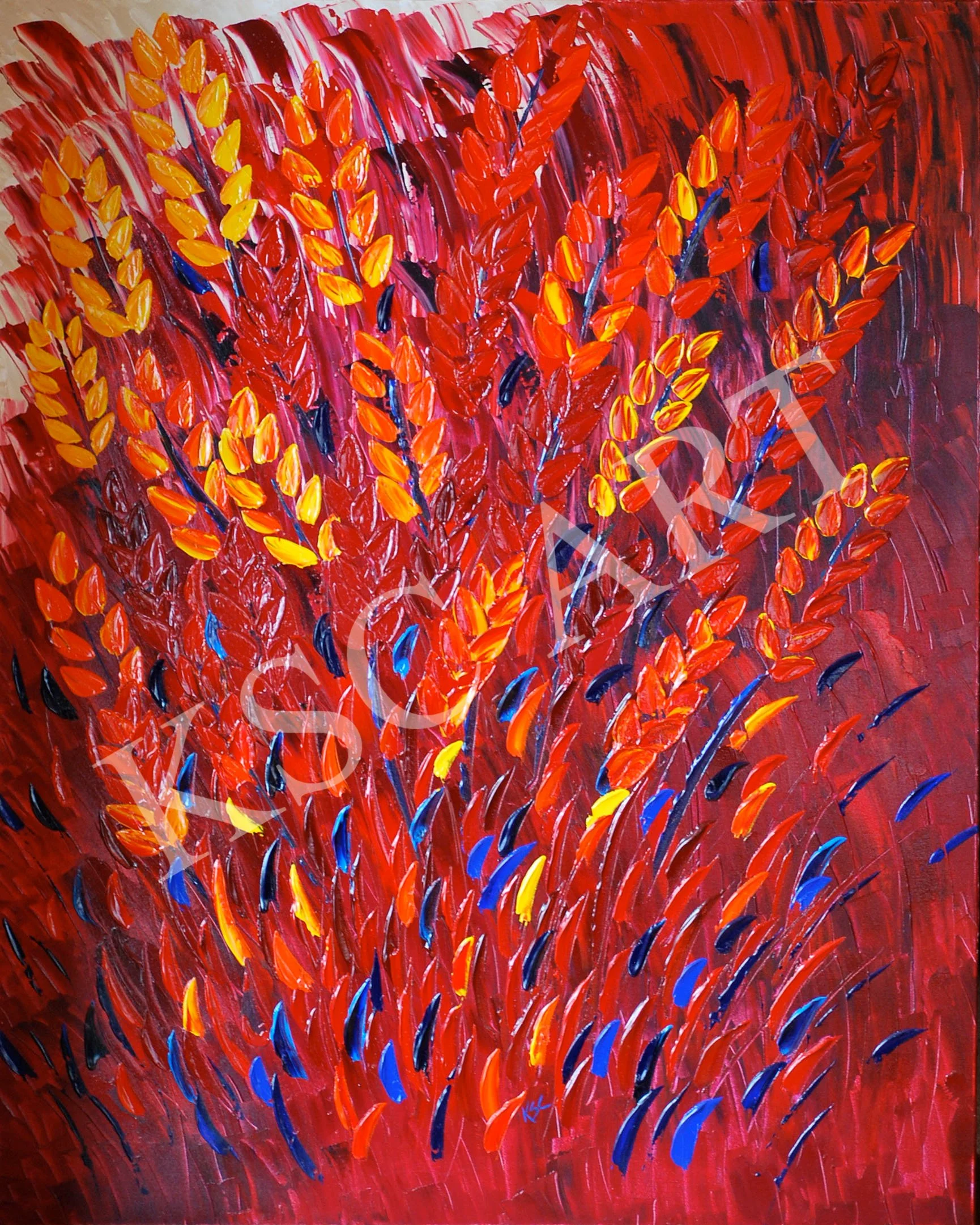Royal Splendor / 60" x 48"