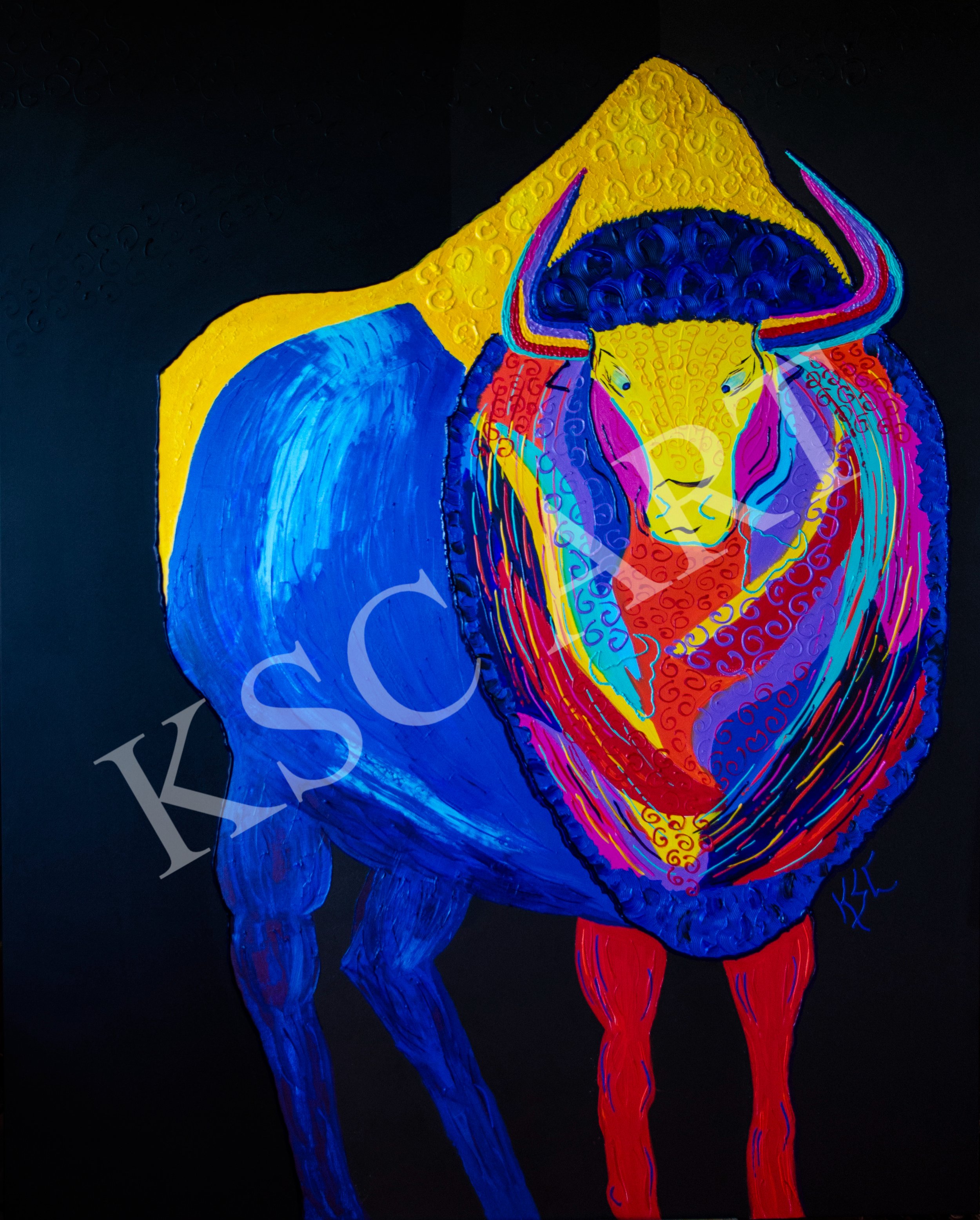 Holy Buffalo / 48" x 60"