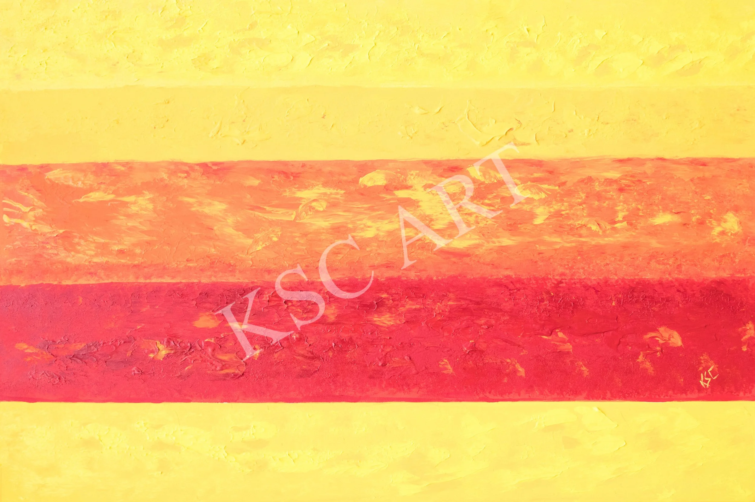 Caribbean Sunset I / 48" x 60"