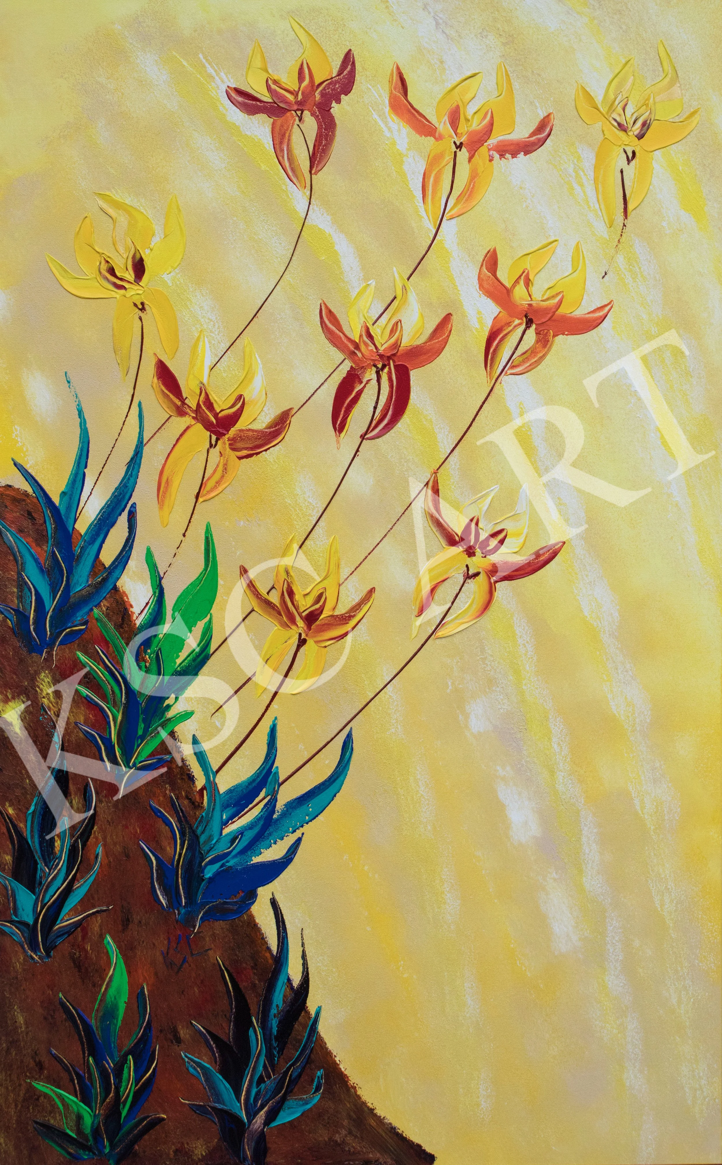 Shades of Summer / 24" x 36"