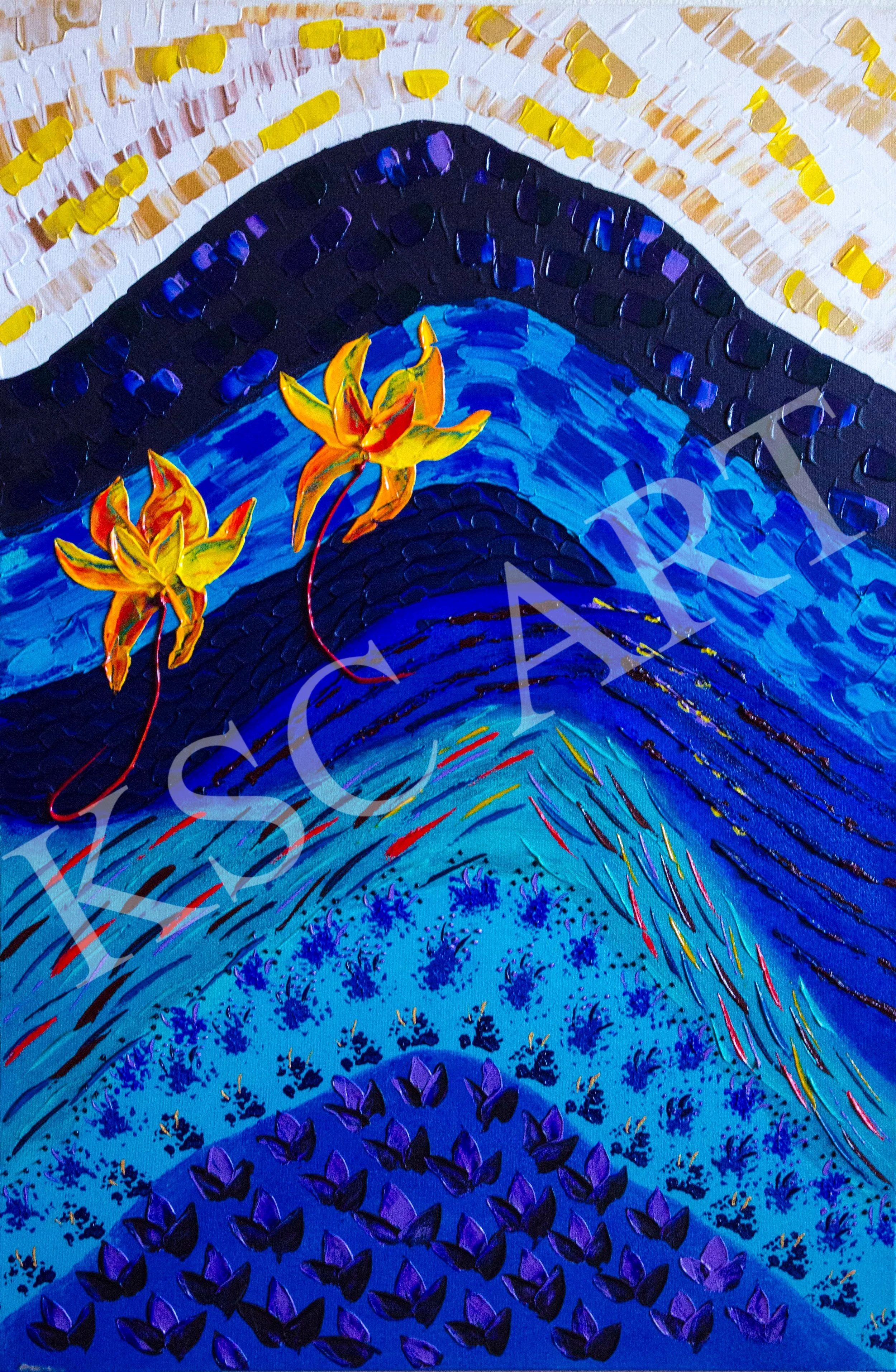 Iris of the Valley I / 48" x 60"