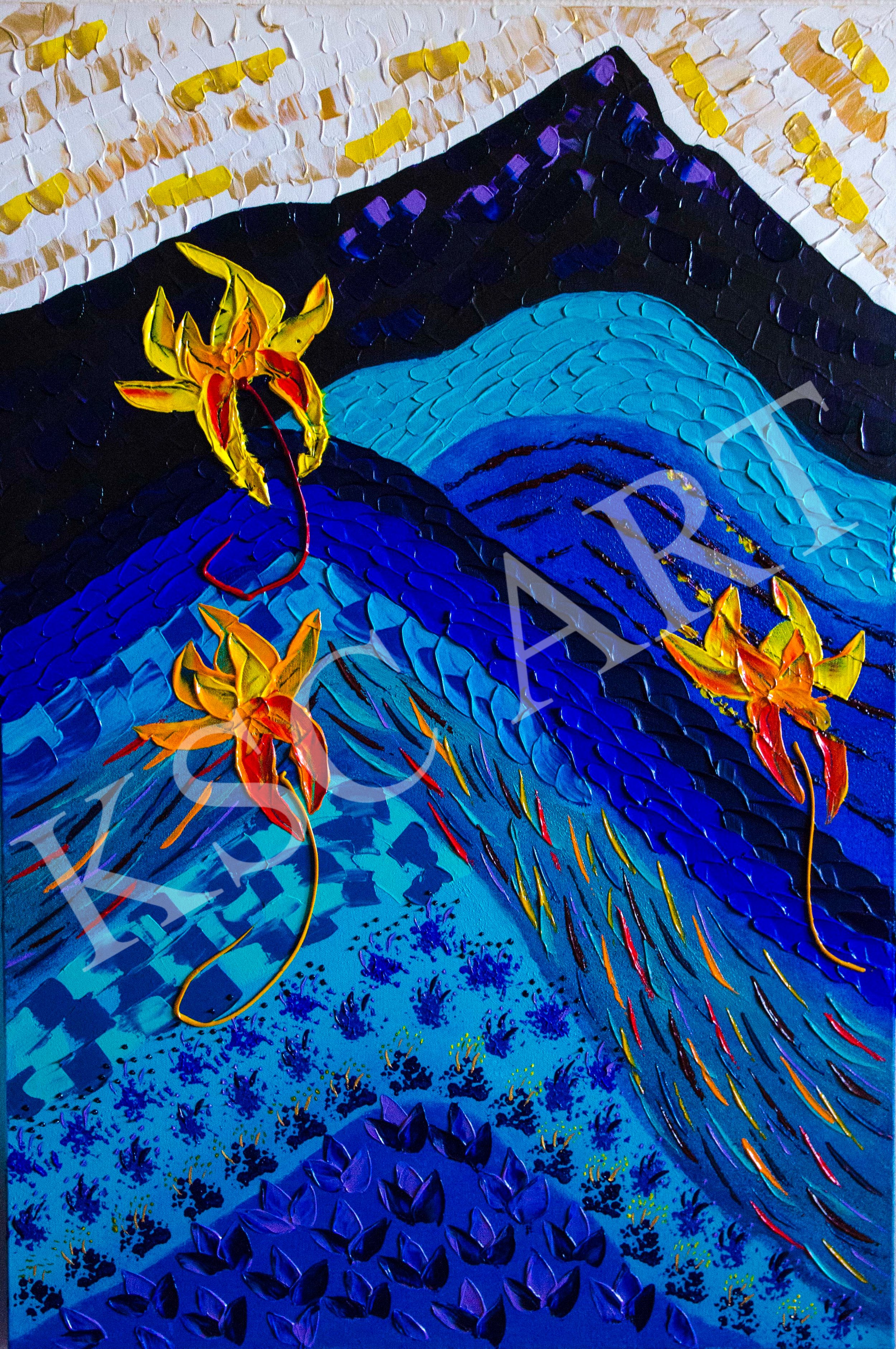 Iris of the Valley II / 48" x 60"