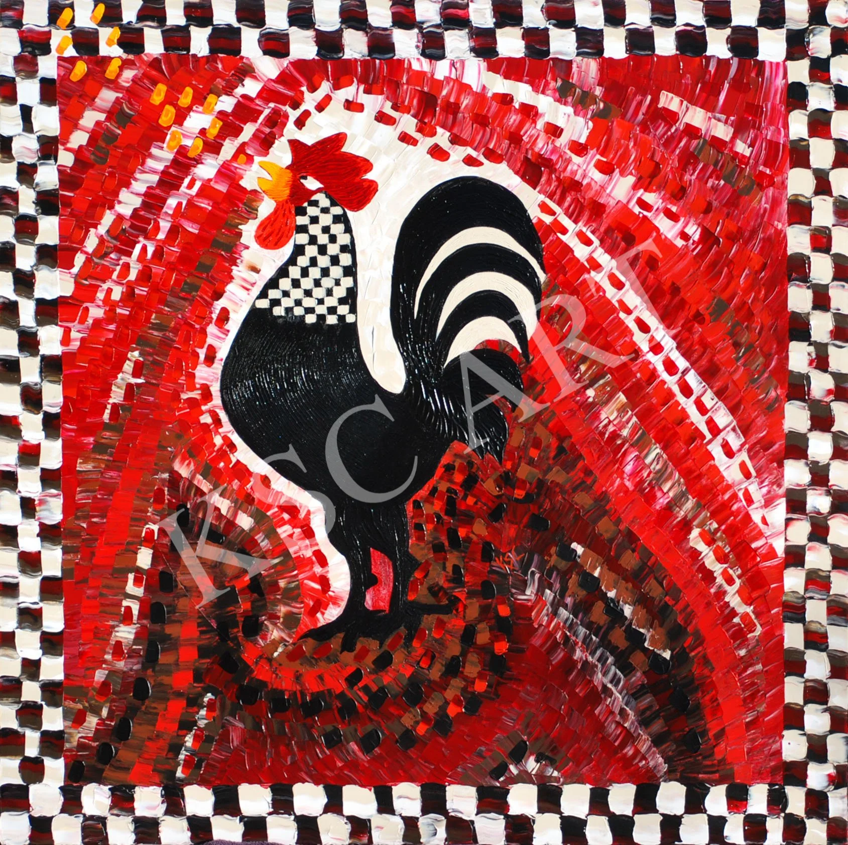 King Joe II / 48" x 48"
