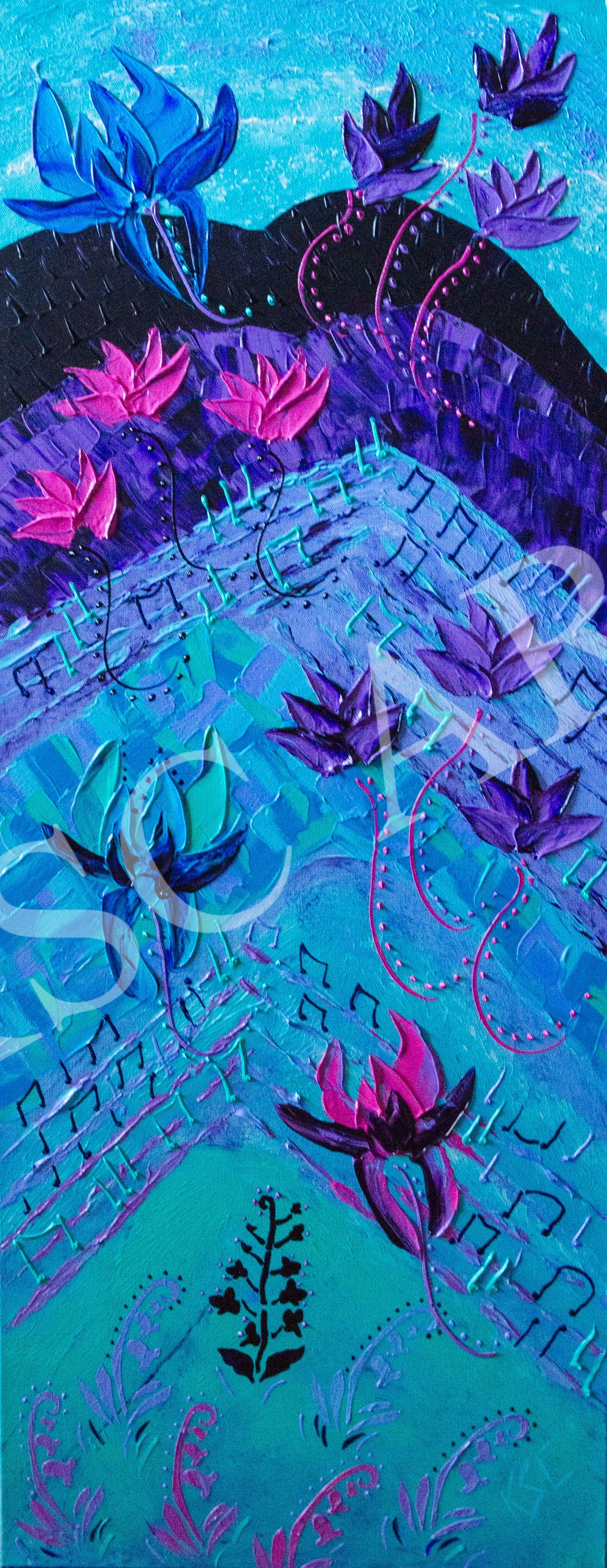 Music of the Valley II / 24" x 60"
