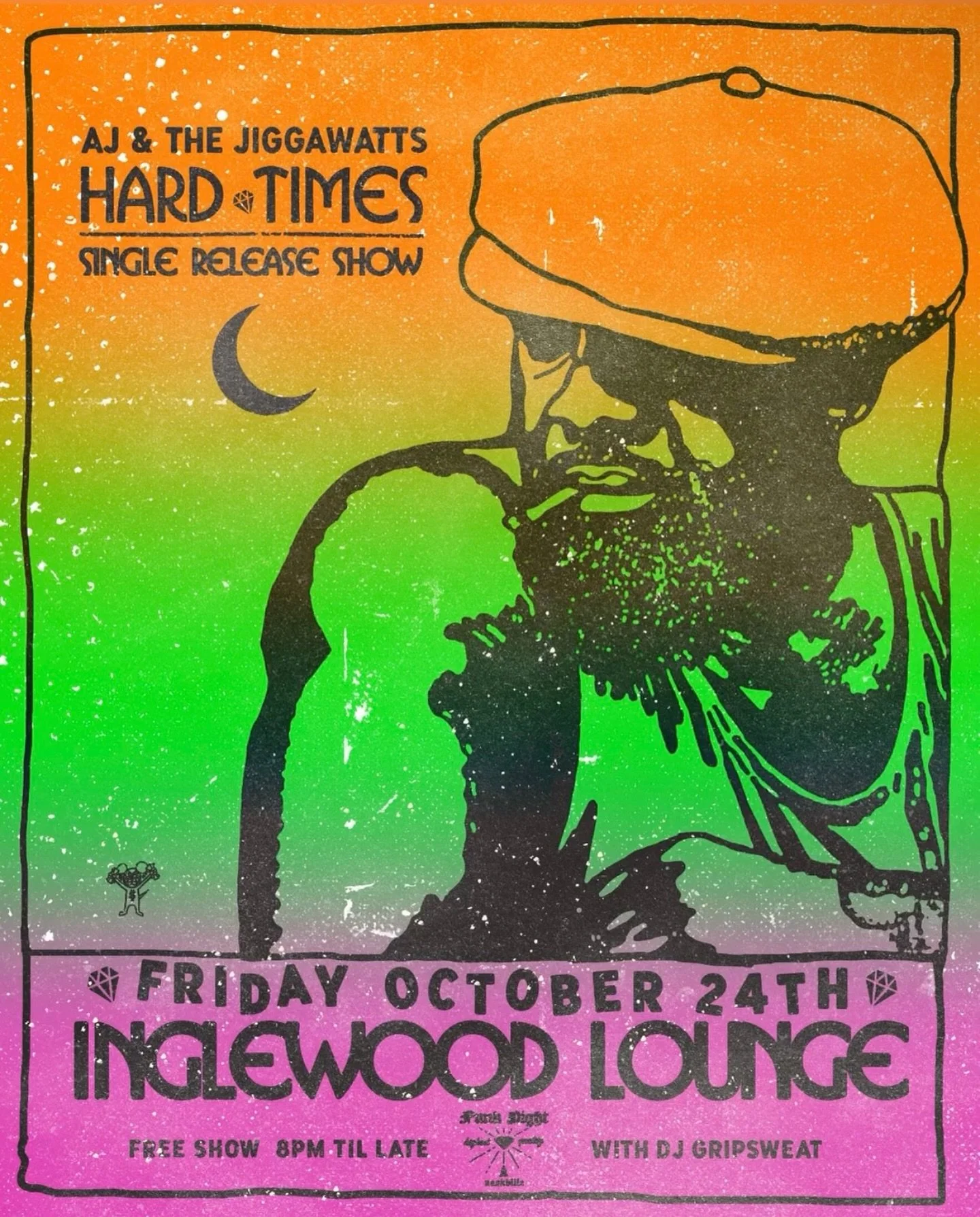 TONIGHT 8PM! ⚡️@ajandthejiggawatts &ldquo;HARD TIMES&rdquo; single release show! 🎵 w/ @thegripsweats &amp; @djdannydukes 🎵 (no cover &bull; free parking)

#inglewoodlounge #eastnashville #livemusic #singlerelease #nashville #djnight #funk #funknigh