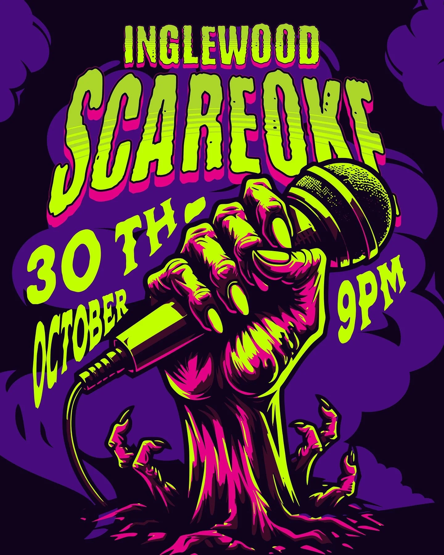 Step up to the mic&hellip; if you dare! 😈🥃
SCAREOKE‼️ October 30th at 9PM 
Don&rsquo;t ghost us. 👻 Bring your scary friends!

#inglewoodlounge #eastnashville #karaoke #karaokenight #halloween #karaoketime #cocktaillounge