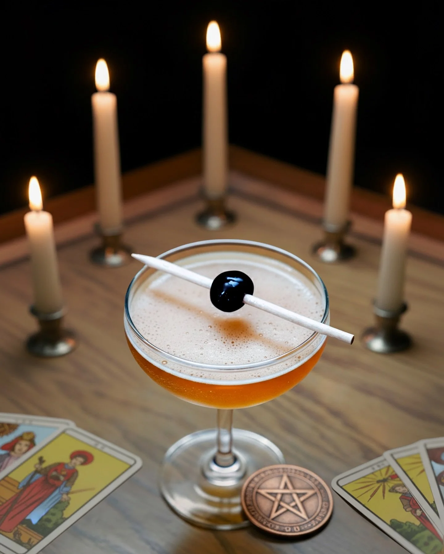 Light candles. Draw cards. Sip the truth... 🪄&spades;️ FULL MONTY : mezcal &bull; montenegro &bull; st. germain &bull; lime &bull; dem 🌙🍸

#mezcal #inglewoodlounge #cocktails #cocktaillounge #fallcocktails #eastnashville #fullmonty