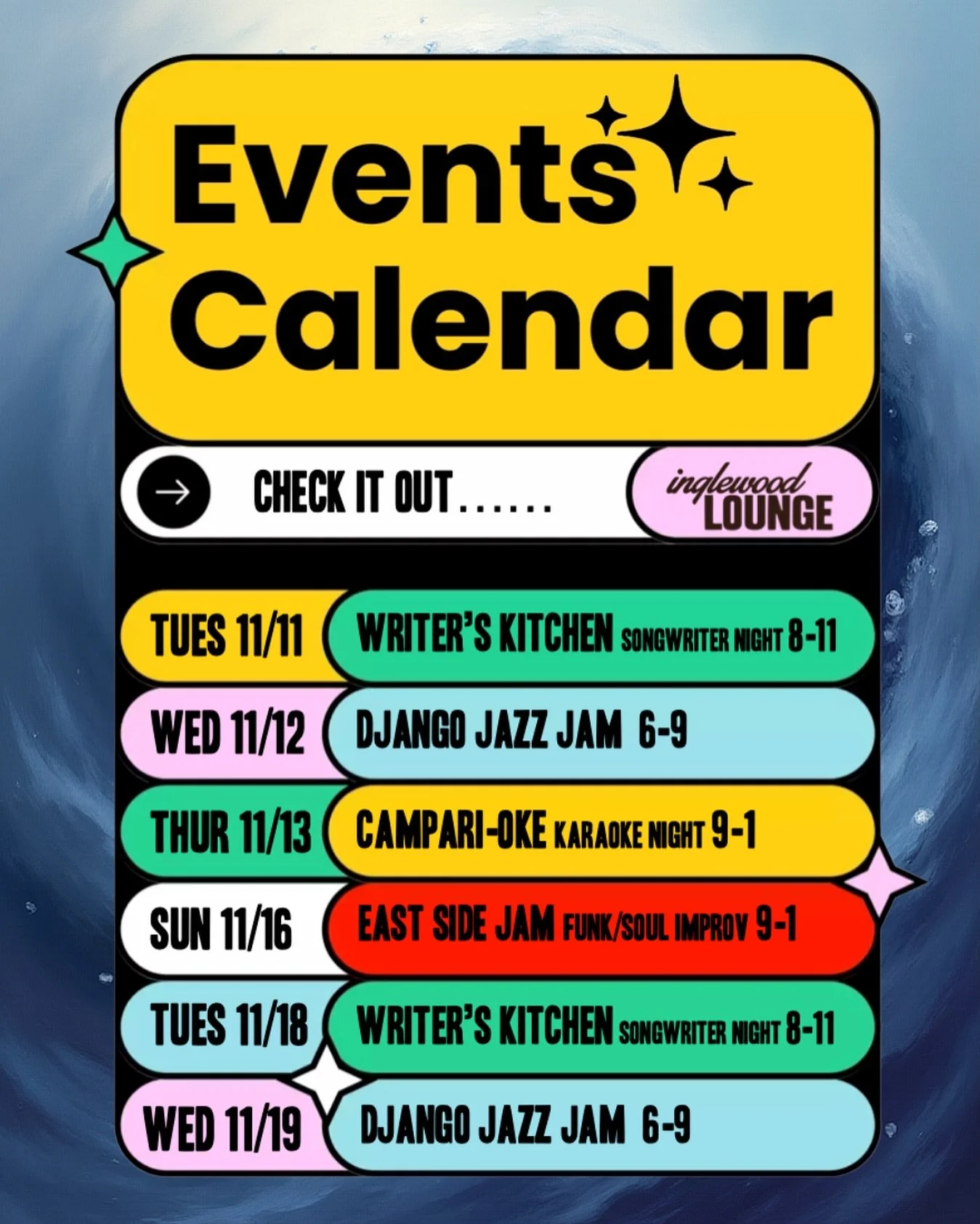 Polar vortex who? It&rsquo;s Cocktail Week! Plus FREE music &amp; cozy vibes at Inglewood Lounge.🍸🔥🎶

#freeparking #inglewoodlounge #cocktailweek #eastnashville #cocktaillounge #cocktails