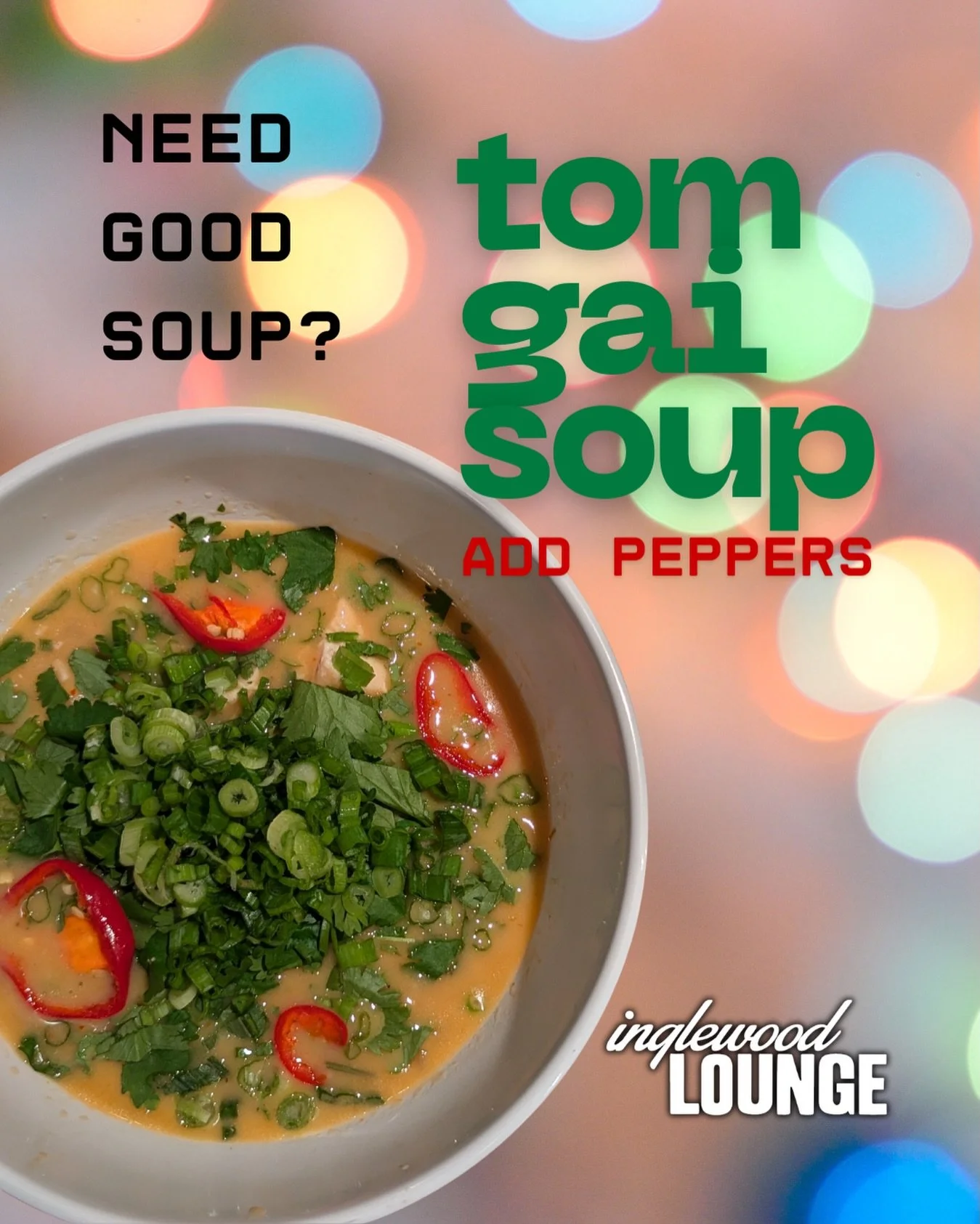 Certified : GOOD SOUP. 🍲 Served fresh every day. ✨ Lemongrass, ginger, chicken, herbs &amp; curry&hellip; Warms the soul. 😌🌿

#nashvillefoodie #inglewoodlounge #latenightfood