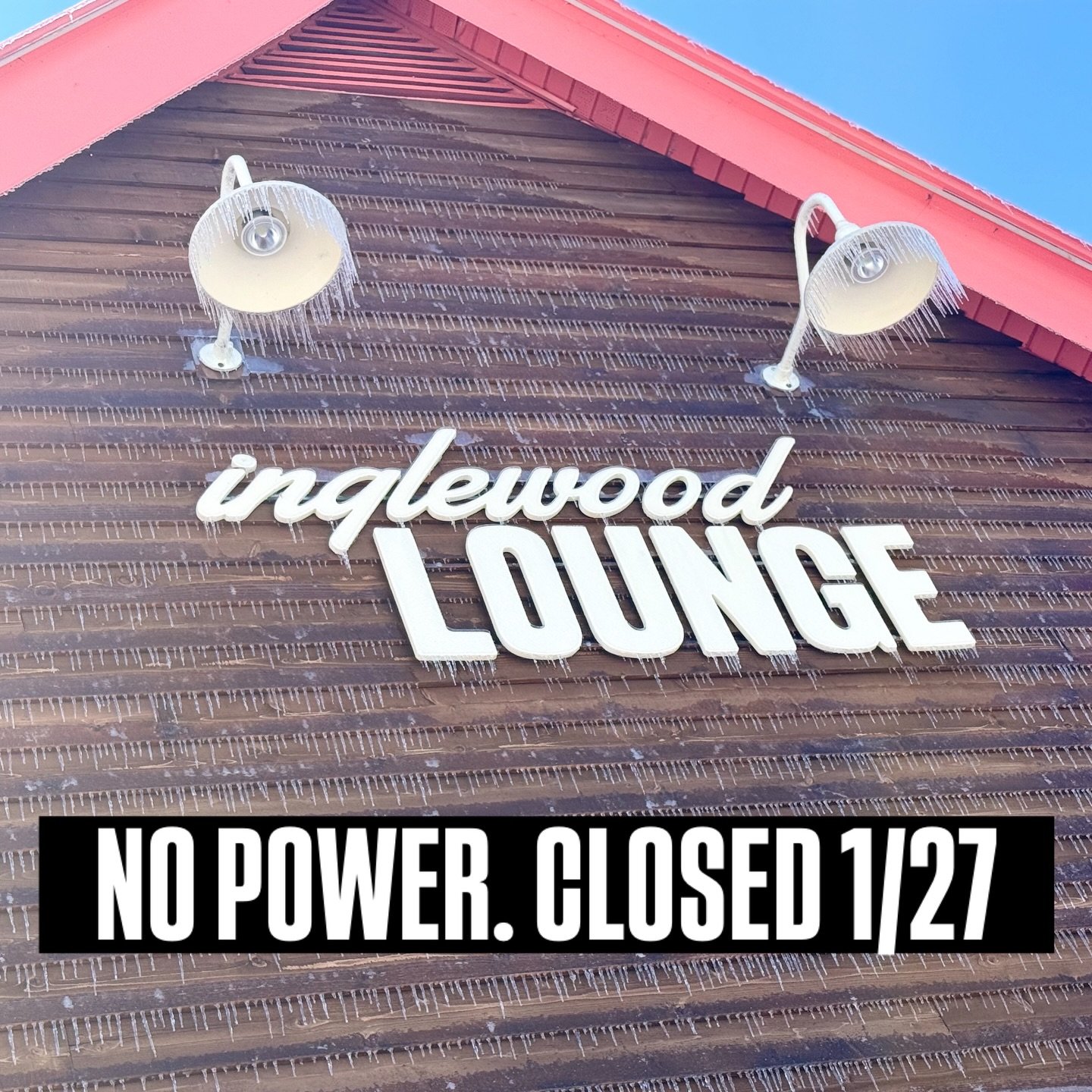 Still dark over here, but thinking of our neighbors &amp; counting the minutes til the lights come back on. 🫂🤍 See you soon!

#inglewoodlounge #icestorm2026 #eastnashville #nopower #neighborhoodbar