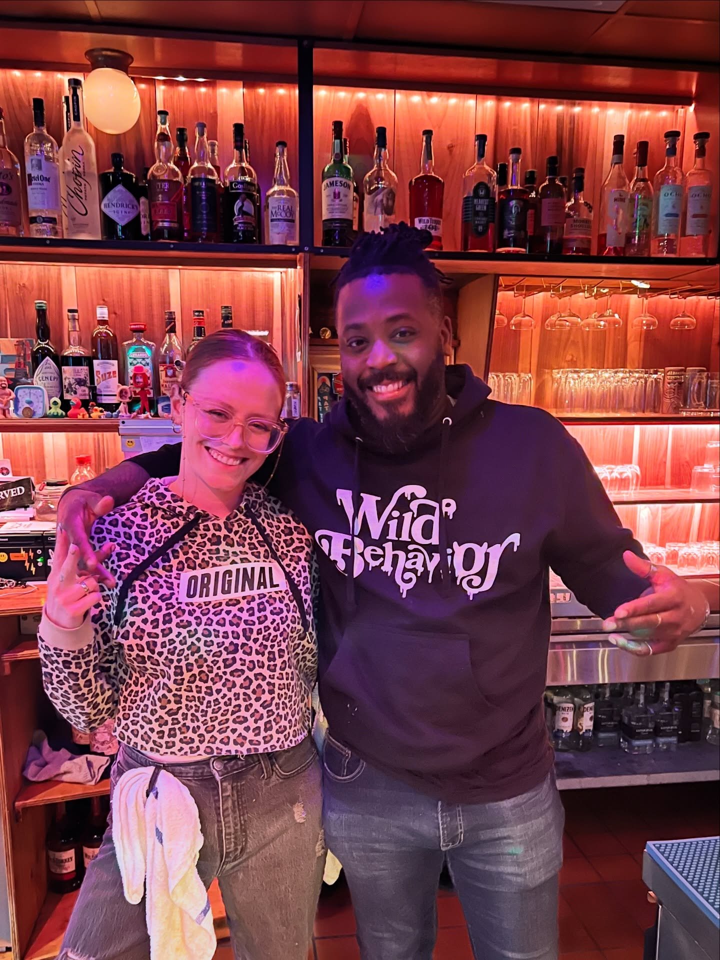 These photos are giving &ldquo;definitely up to something&rdquo;. 😂 LOUNGIN&rsquo; all weekend. 🙌 Come through!

#originalwildbehavior #inglewoodlounge #eastnashville #bartenders #bartenderlife