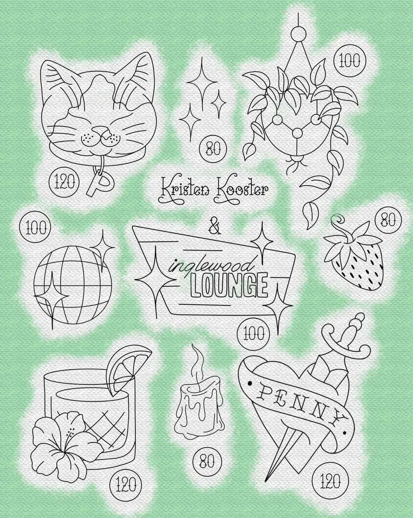 🌺 FLASH TATTOO DROP!! 🌺 Our girl @kristenkooster will be tatting up the Lounge at the 4/11 BLOCK PARTY!! (11AM-5PM) ✨ First come, first served. Inglewood Lounge loyalty, inked in! 🐈 We&rsquo;re so excited! 💗

#inglewoodlounge #blockparty #flashta